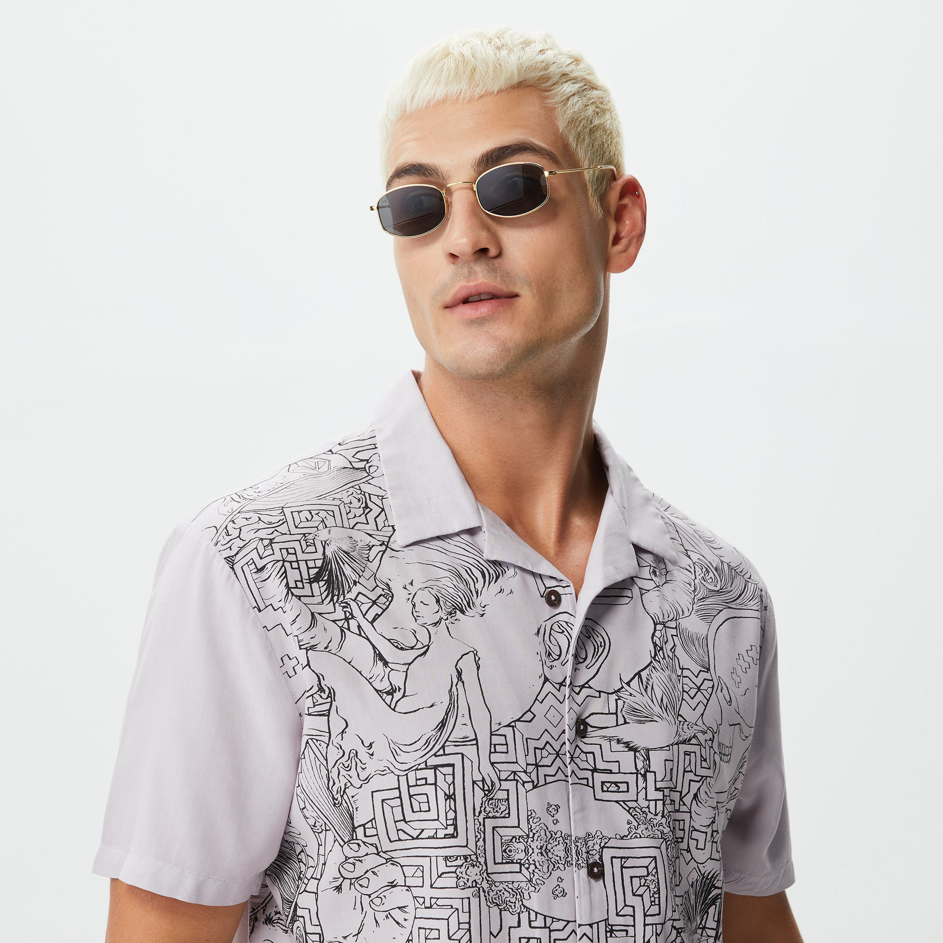Volcom Fa Ed Merlin Murray Prt Erkek Renkli Gömlek