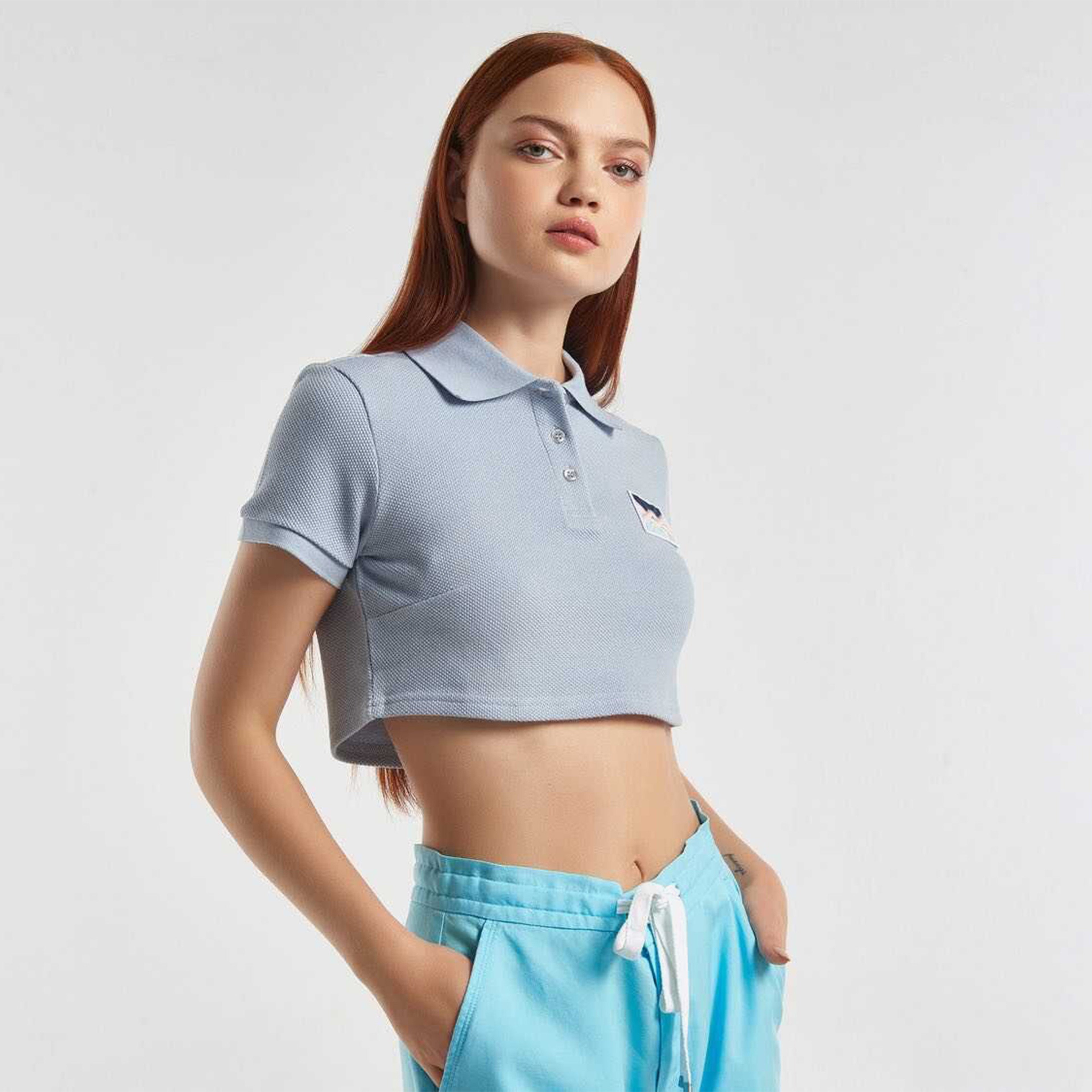 Benetton Kadın Mavi Polo