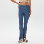 Only Onlpaige Skinny Front Slit Kadın Mavi Jean
