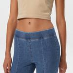 Only Onlpaige Skinny Front Slit Kadın Mavi Jean