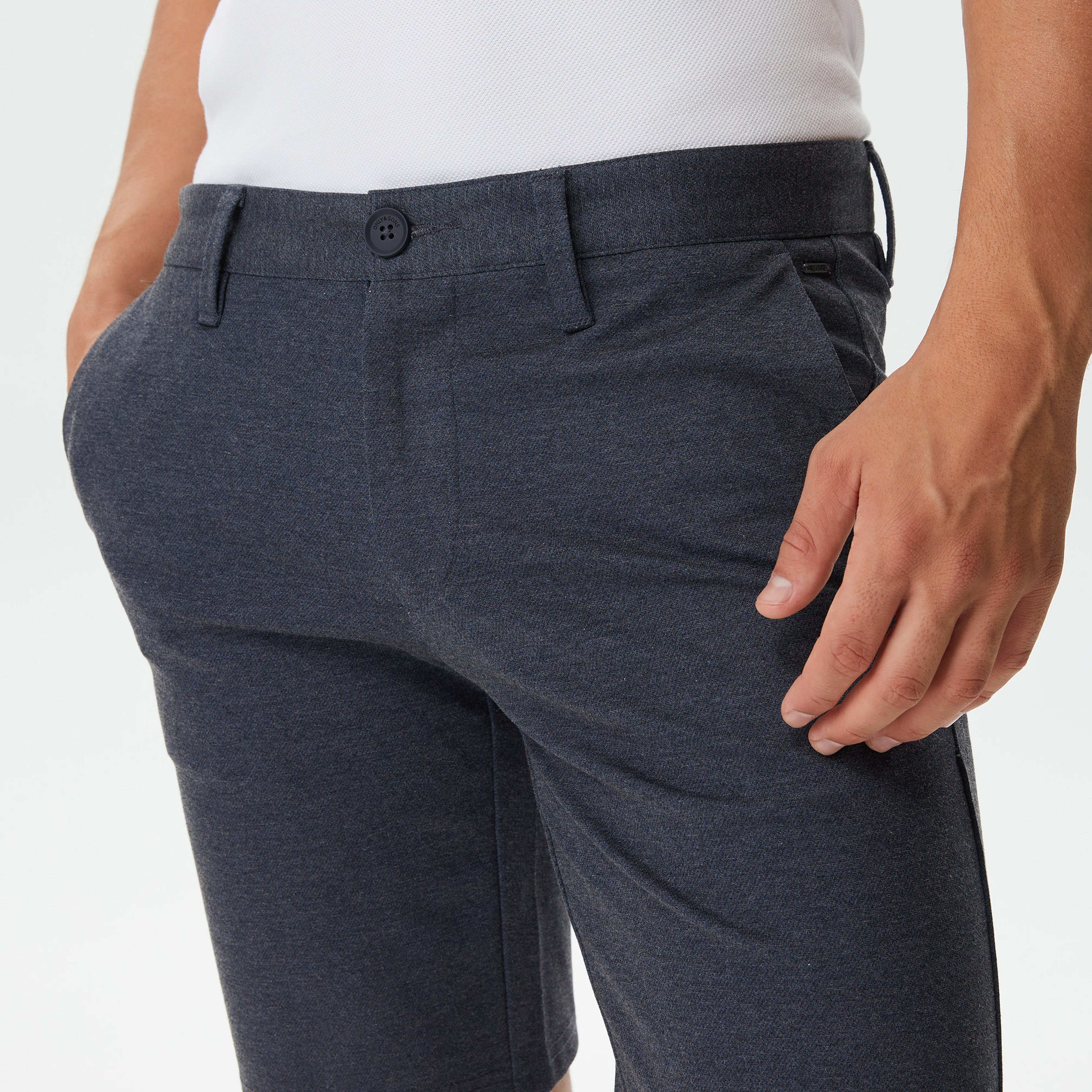 ONLY&SONS Onsmark Melange Erkek Lacivert Şort