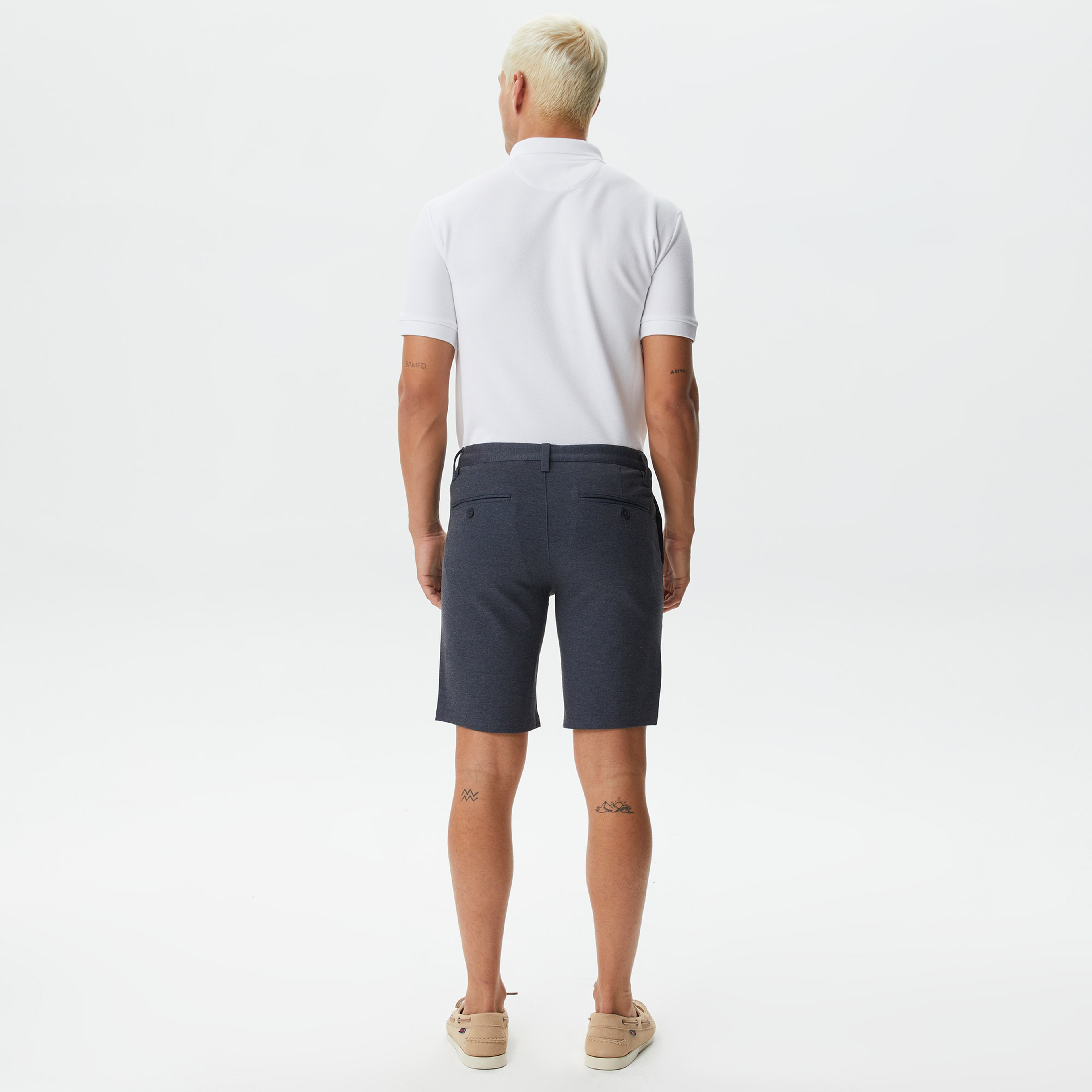 ONLY&SONS Onsmark Melange Erkek Lacivert Şort