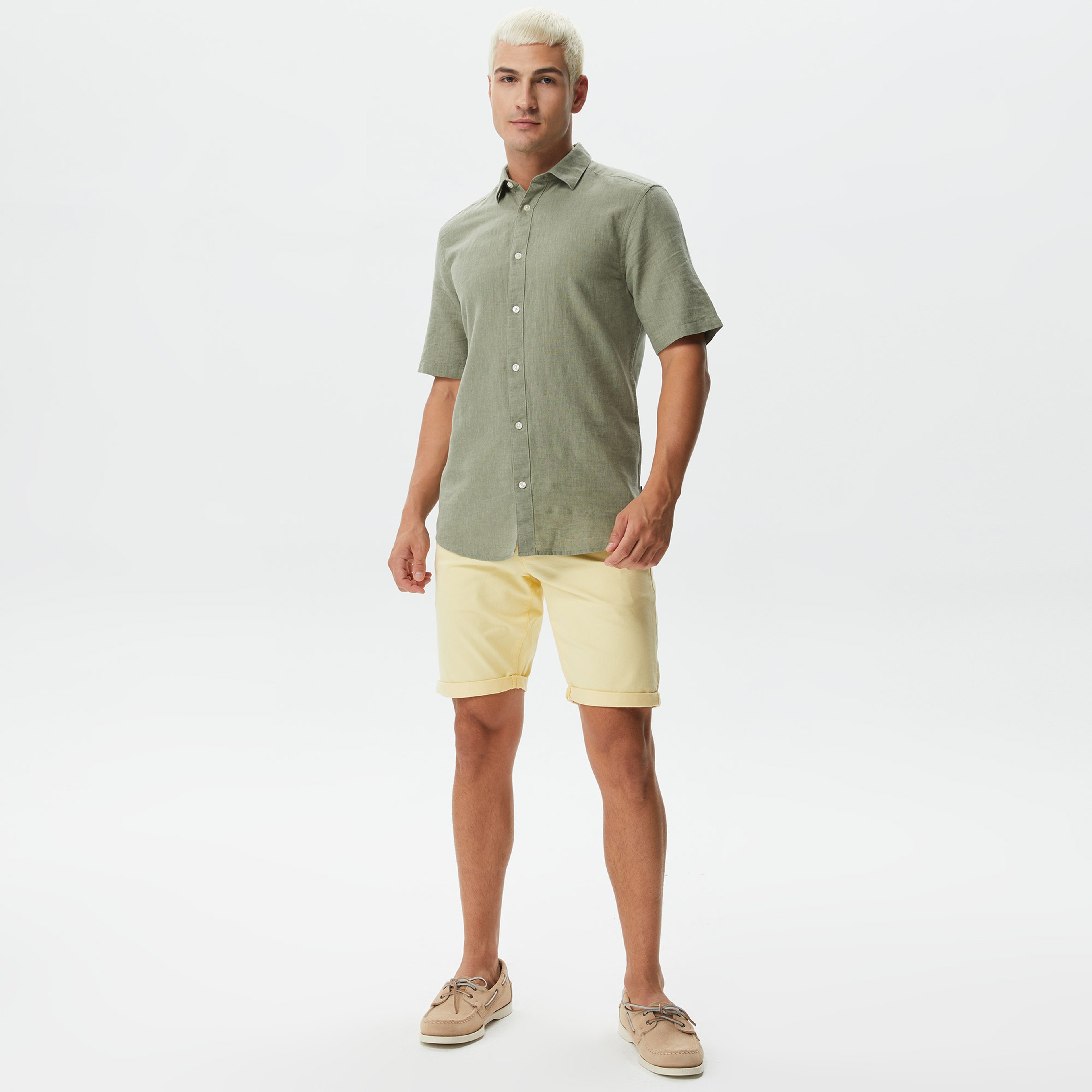 ONLY&SONS Onspeter Regular Twill Erkek Sarı Şort