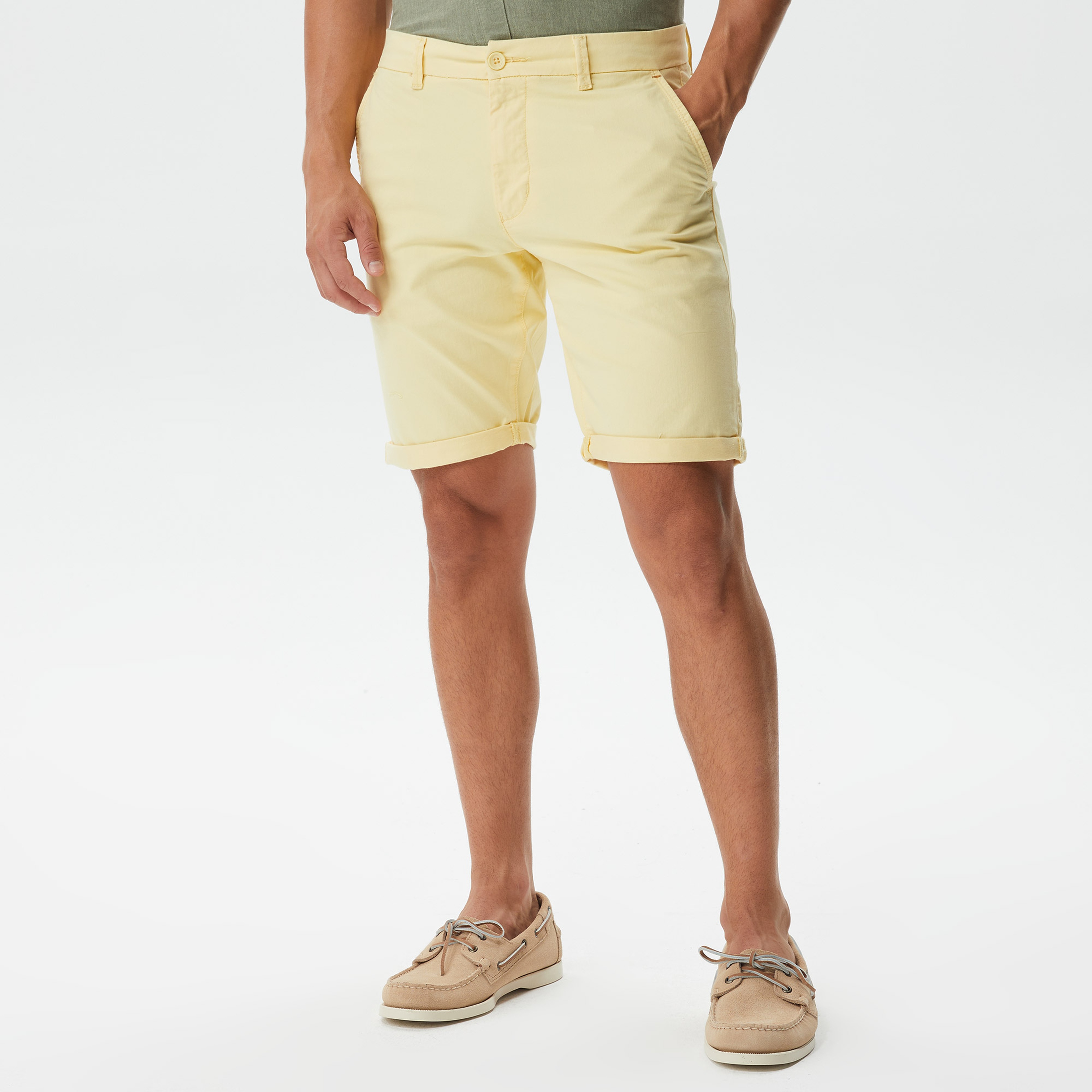 ONLY&SONS Onspeter Regular Twill Erkek Sarı Şort