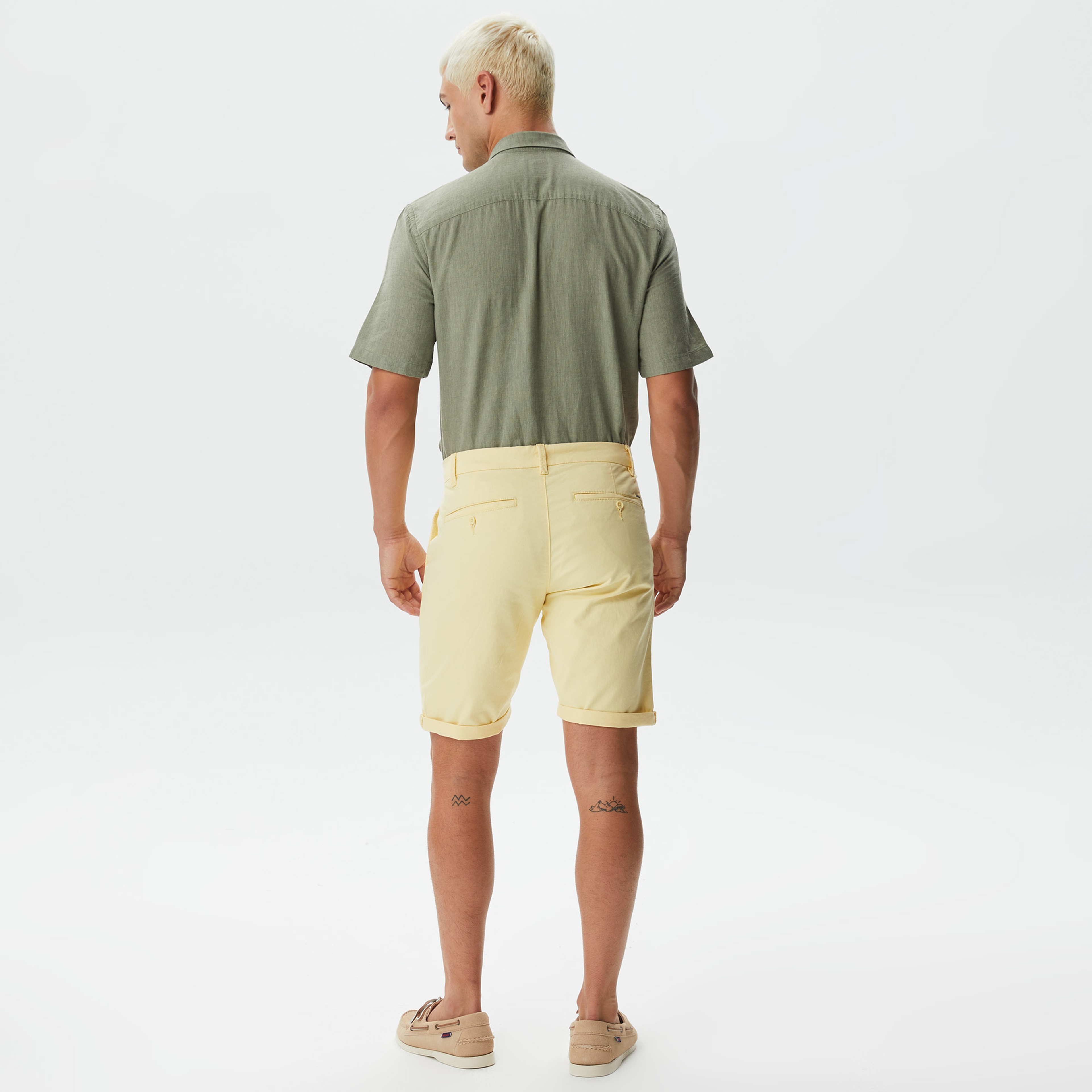 ONLY&SONS Onspeter Regular Twill Erkek Sarı Şort