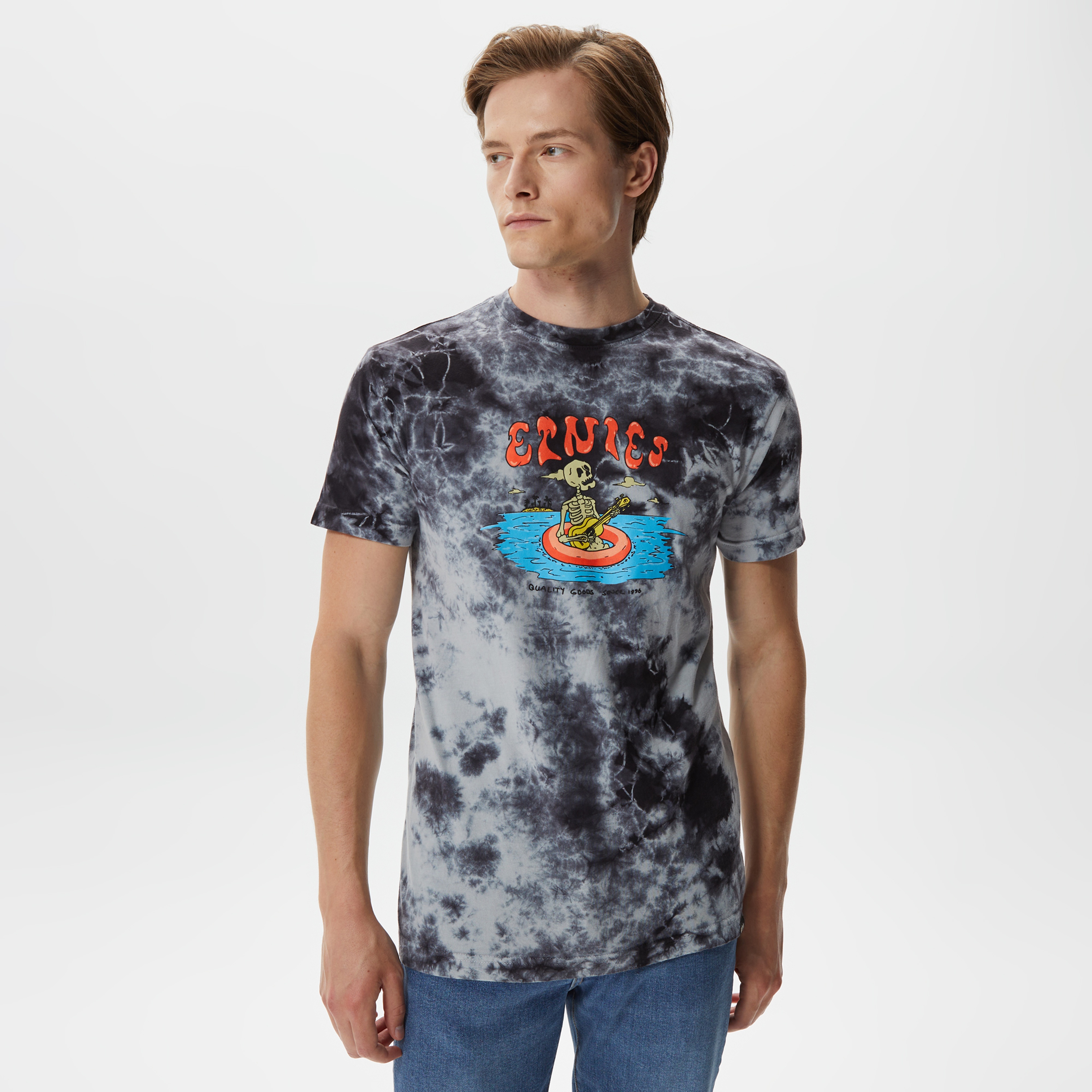 Etnies Floating Erkek Gri T-Shirt