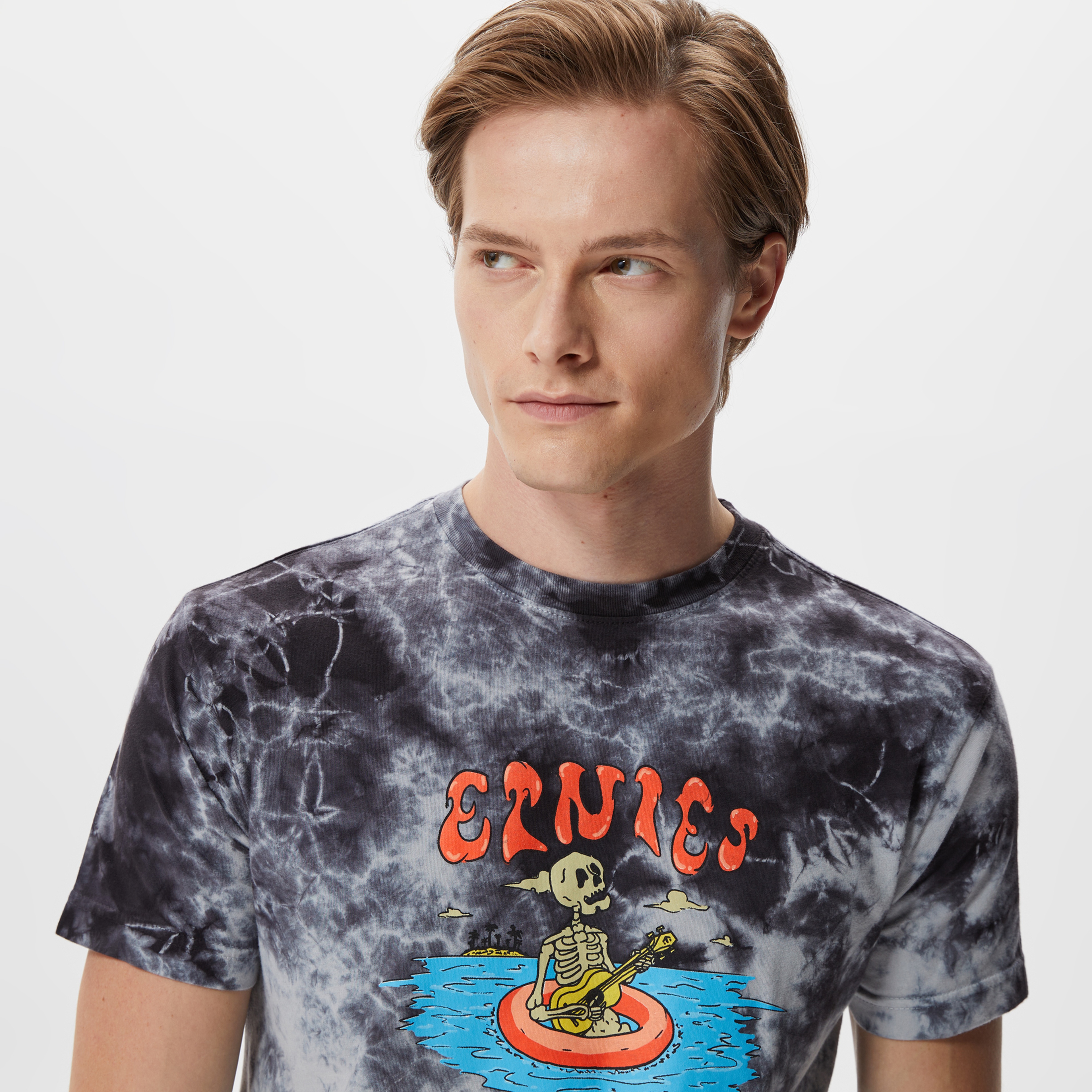 Etnies Floating Erkek Gri T-Shirt