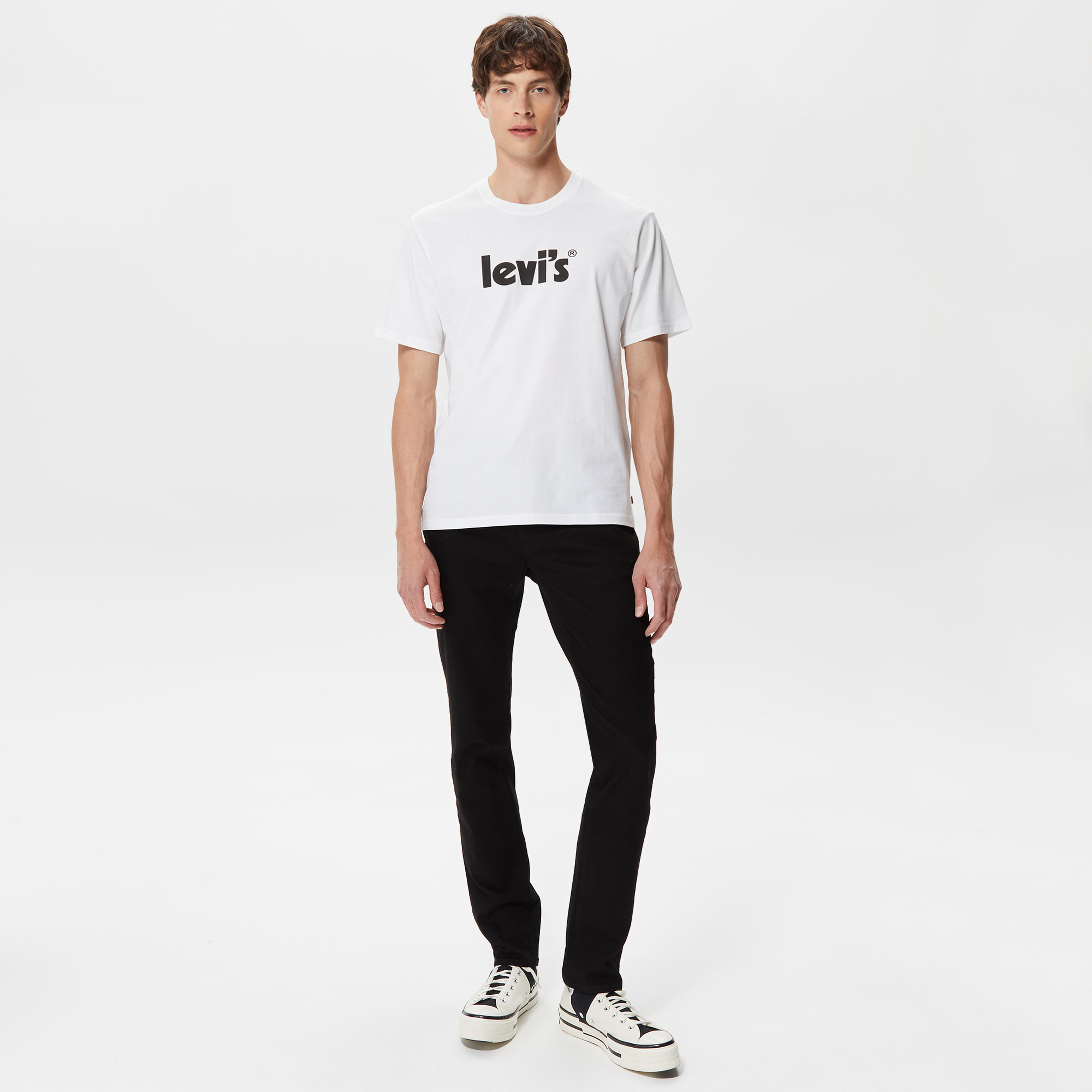 Levi's Relaxed Fit Erkek Krem Beyaz T-Shirt