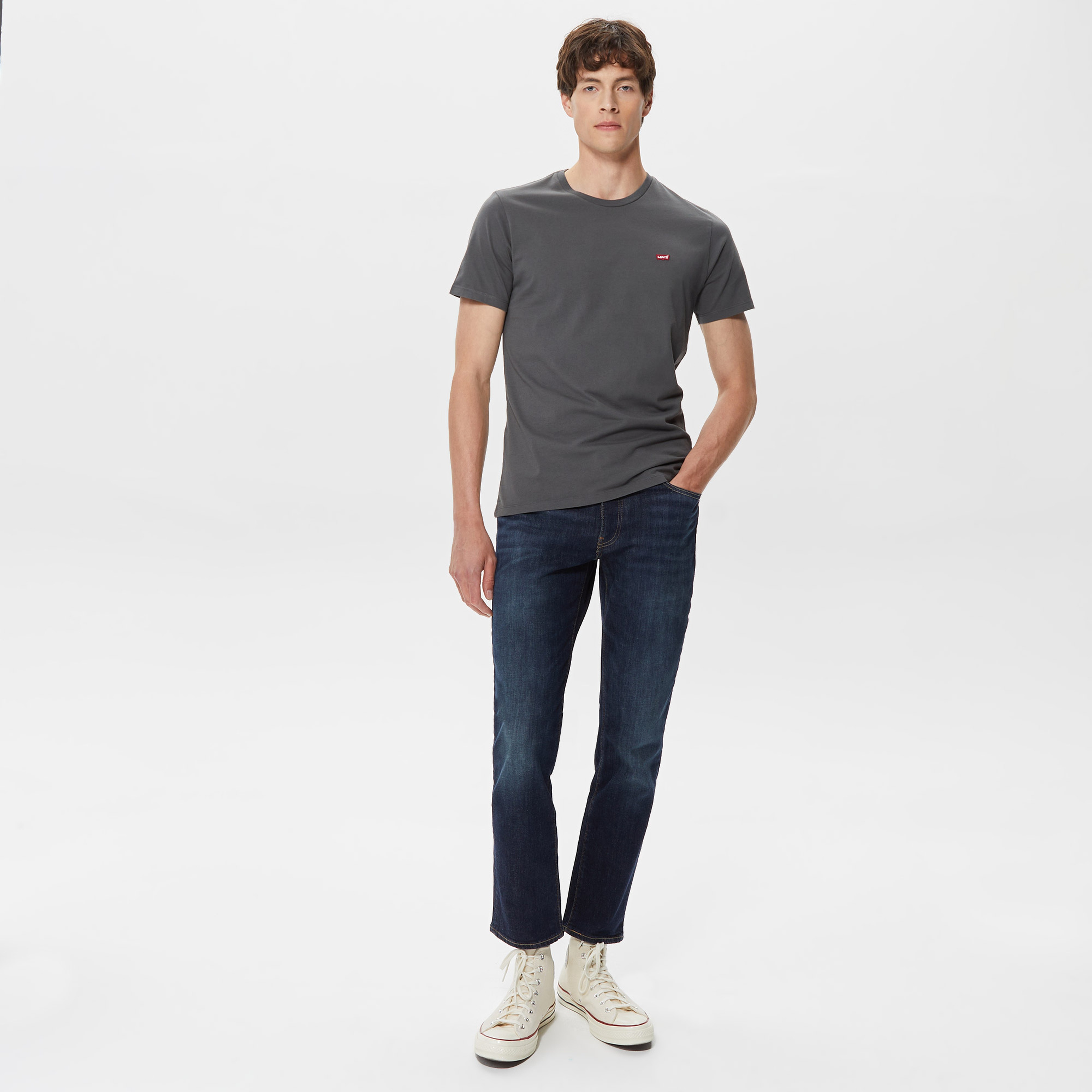 Levis Erkek Gri T-Shirt