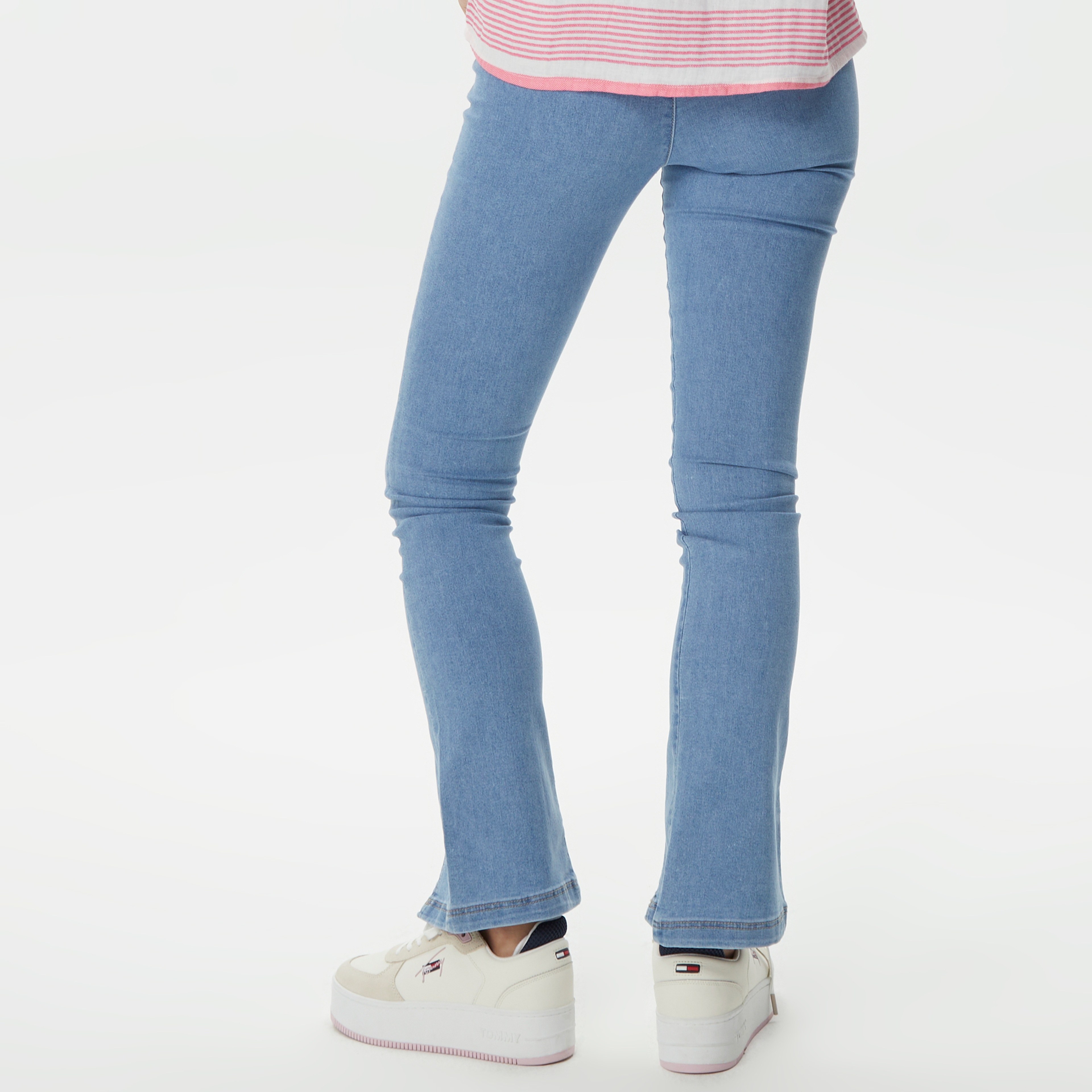 Only Onlpaige Yüksek Belli Skinny Front Slit Denim Kadın Mavi Jean