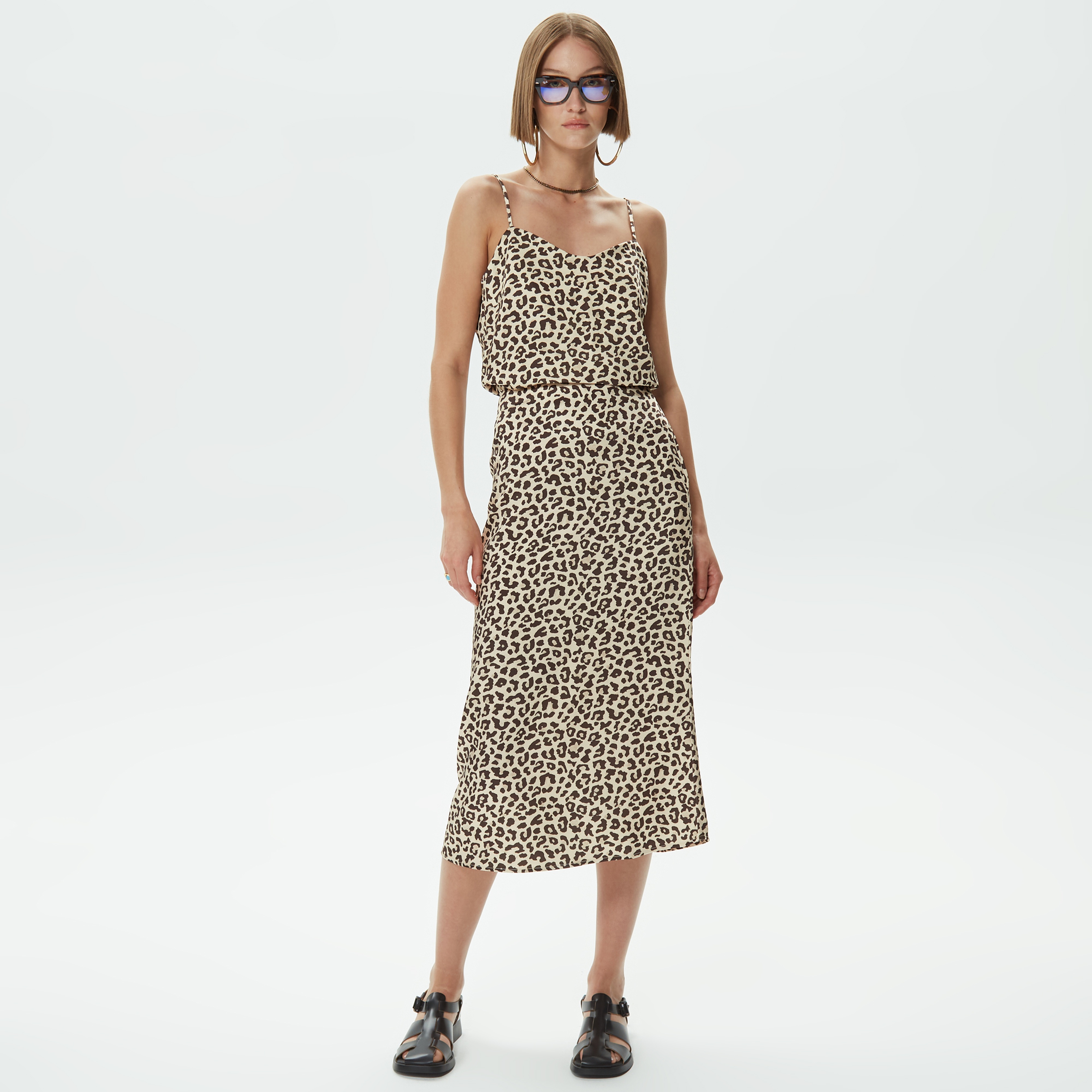 Only Onlmayra Tie Satin Kadın Bej Bluz