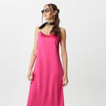 Only Onlmayra Slip Tie Satin Kadın Pembe Elbise