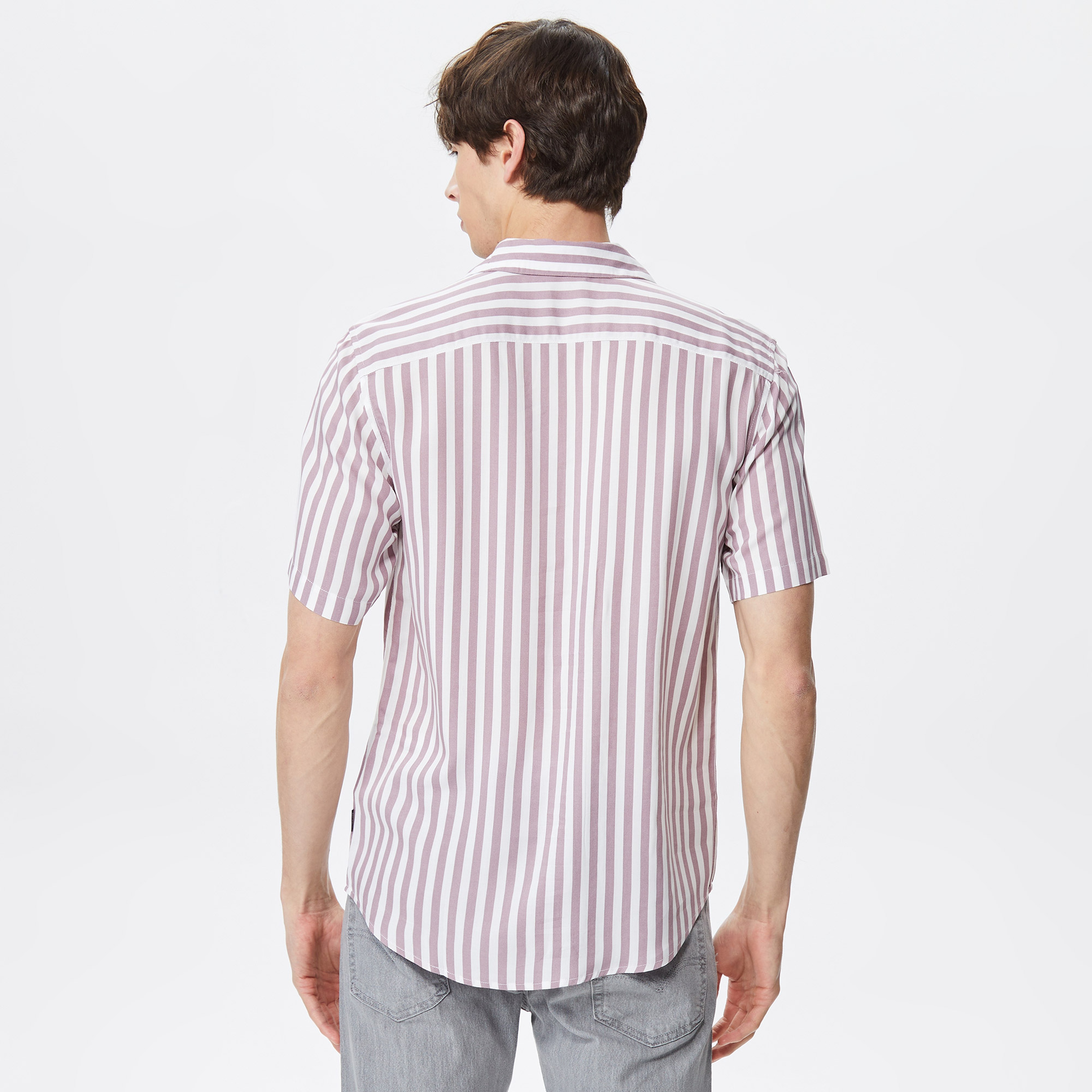 Only Onswayne Life Viscose Erkek Mor Gömlek
