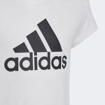 adidas Essentials Big Logo Cotton  Çocuk Beyaz T-Shirt