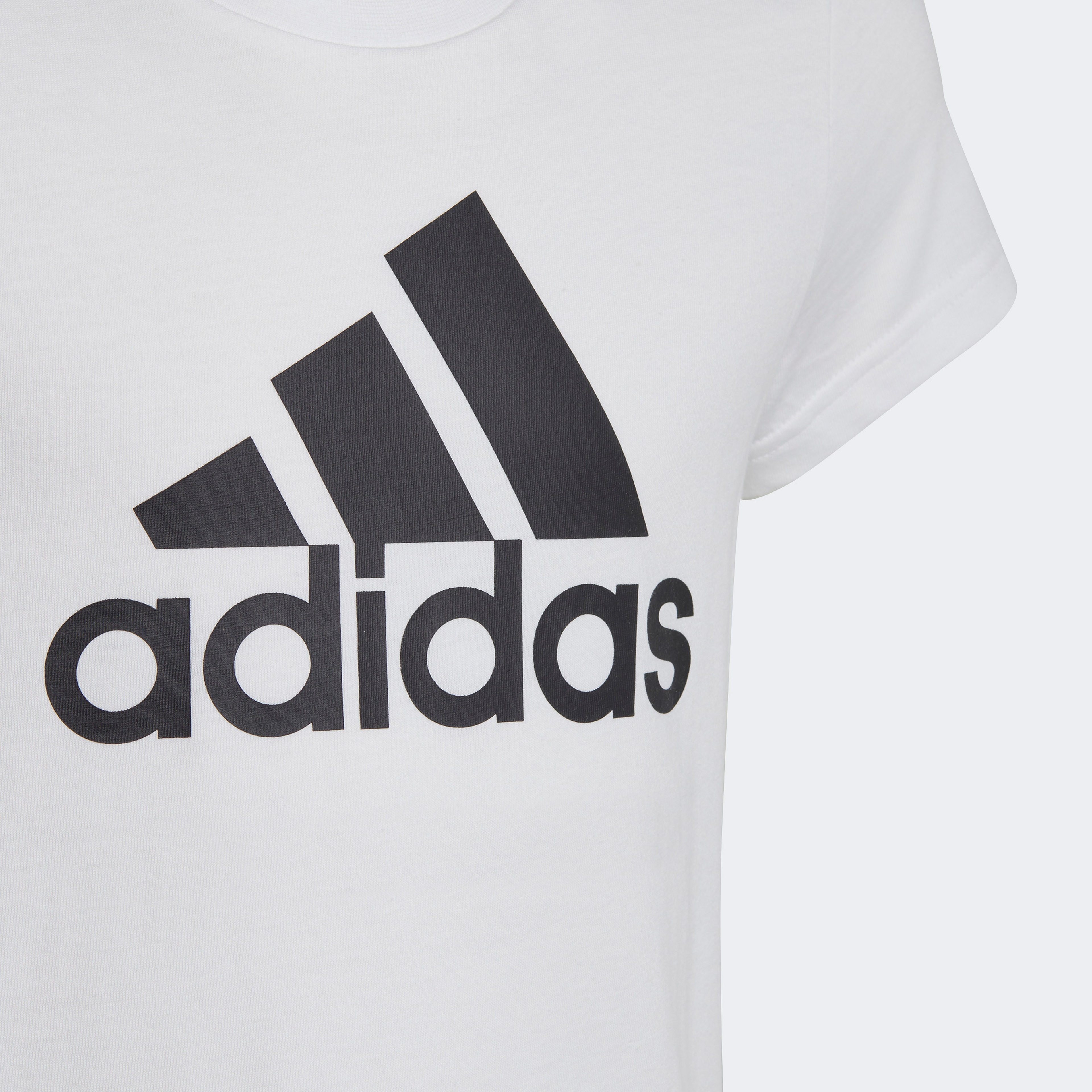 adidas Essentials Big Logo Cotton Çocuk Beyaz T-Shirt