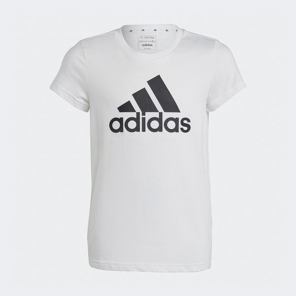adidas Essentials Big Logo Cotton  Çocuk Beyaz T-Shirt