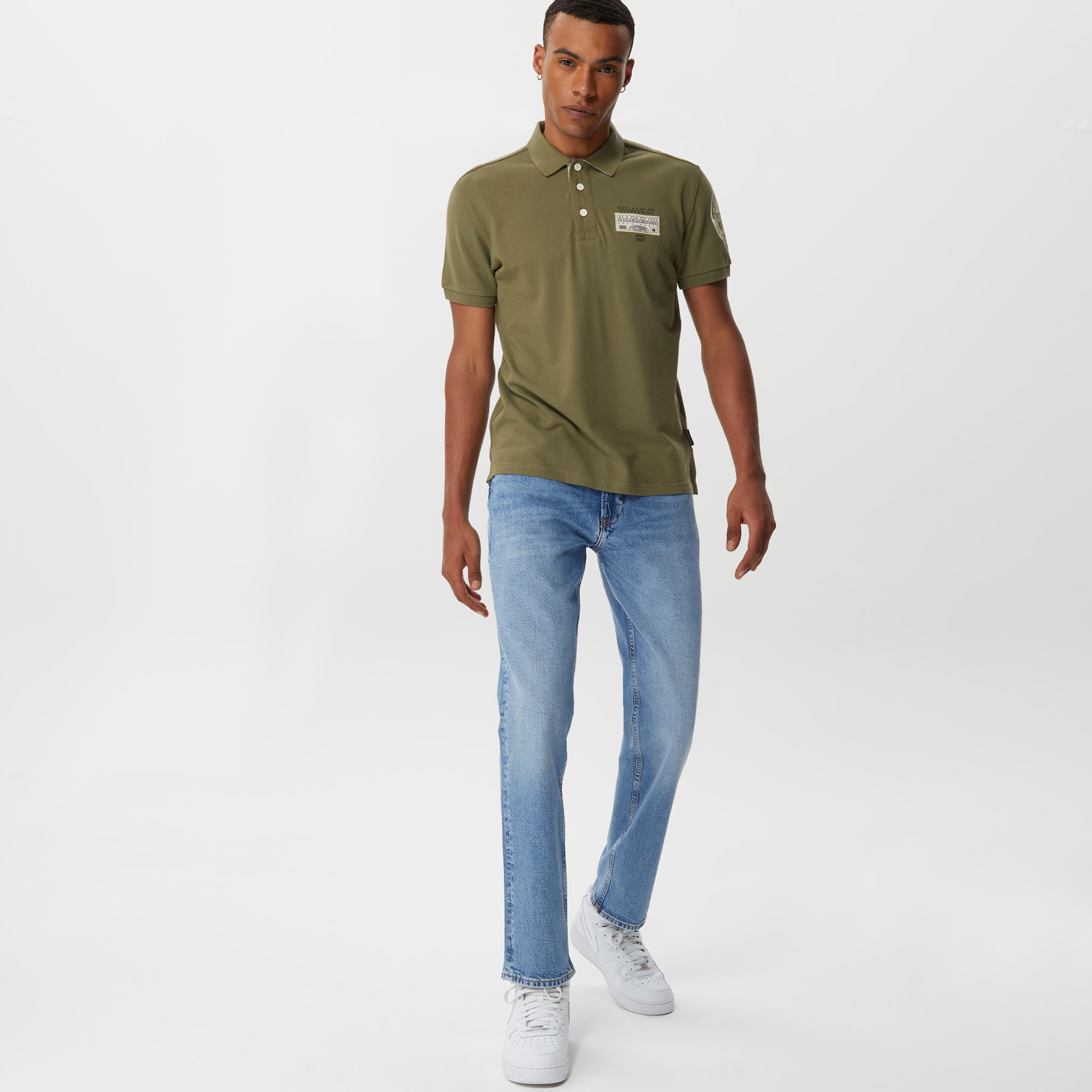 Napapijri Erkek Yeşil T-Shirt