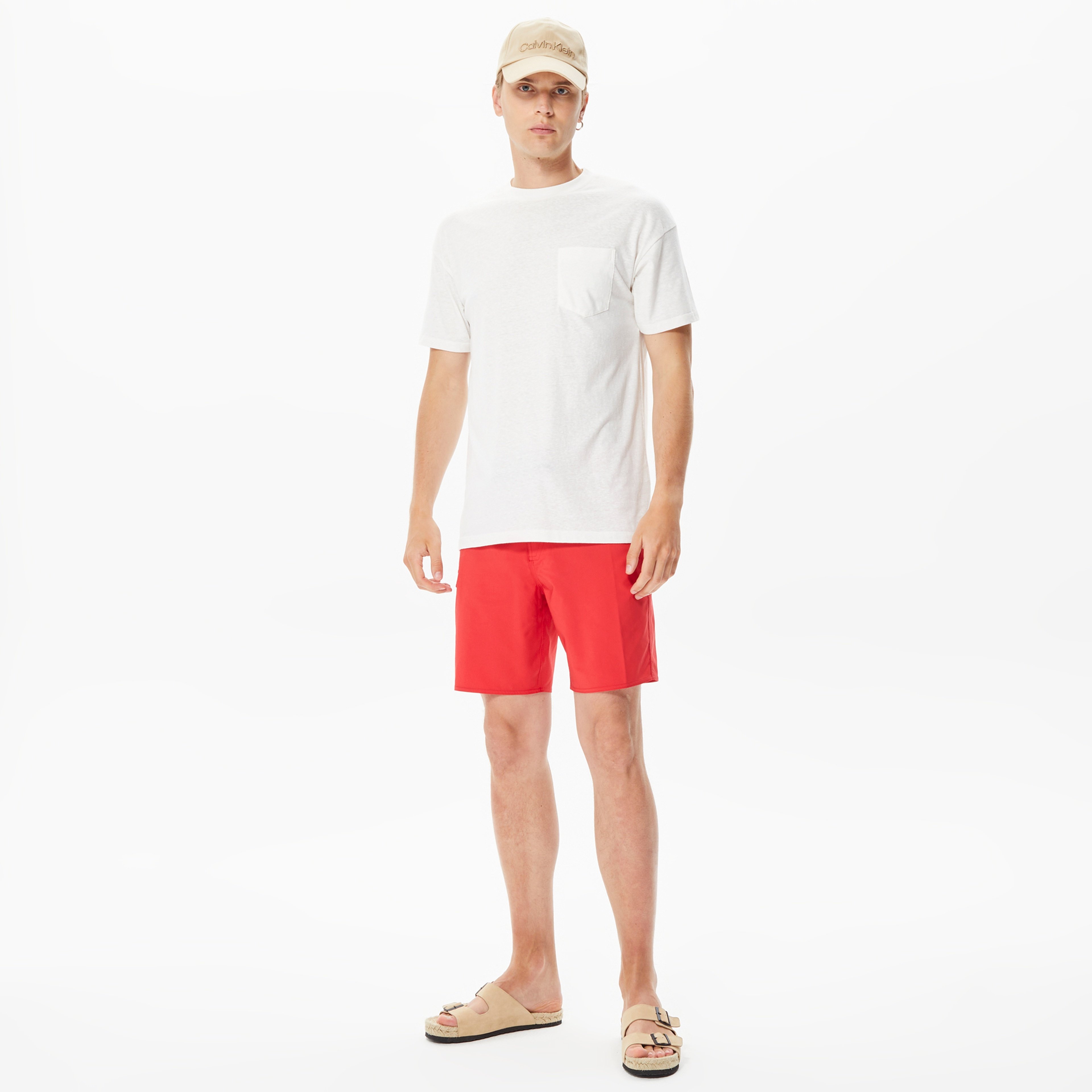 Volcom Lido Solid Mod 18 Rnr Erkek Kırmızı Mayo Şort