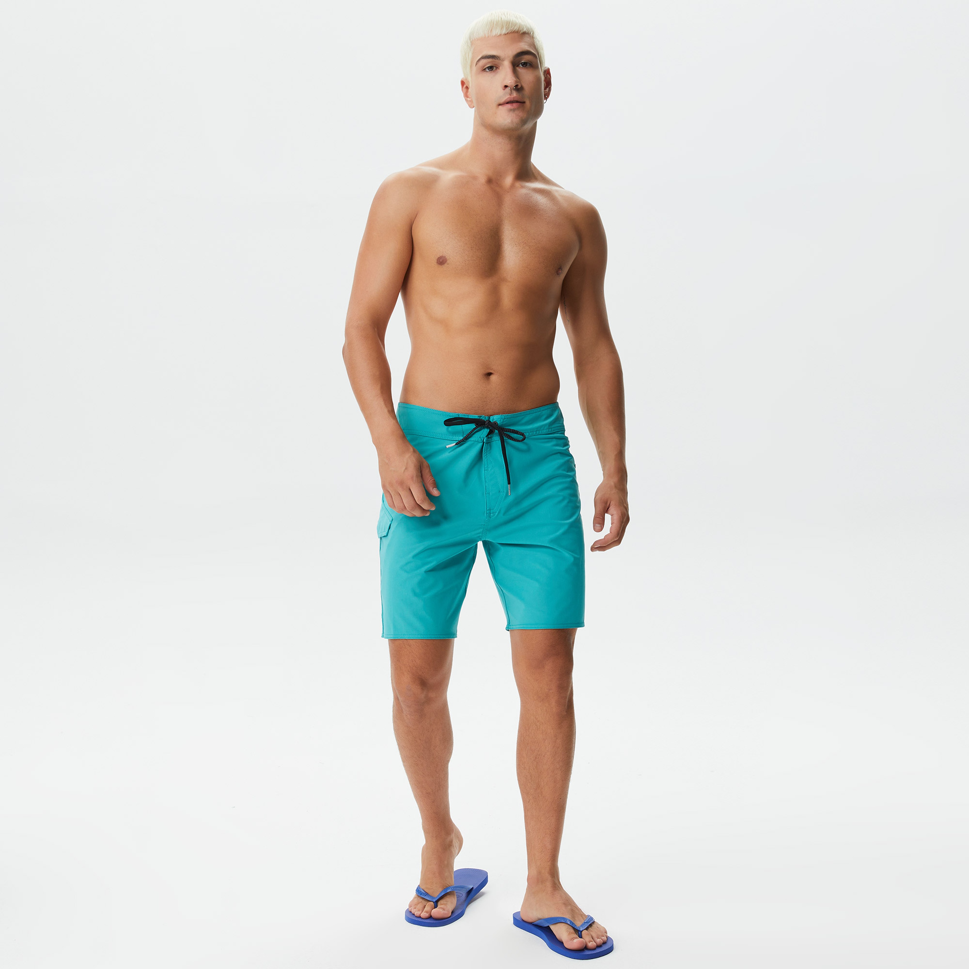 Volcom Lido Solid Mod 18 Tmt Erkek Turkuaz Mayo Şort