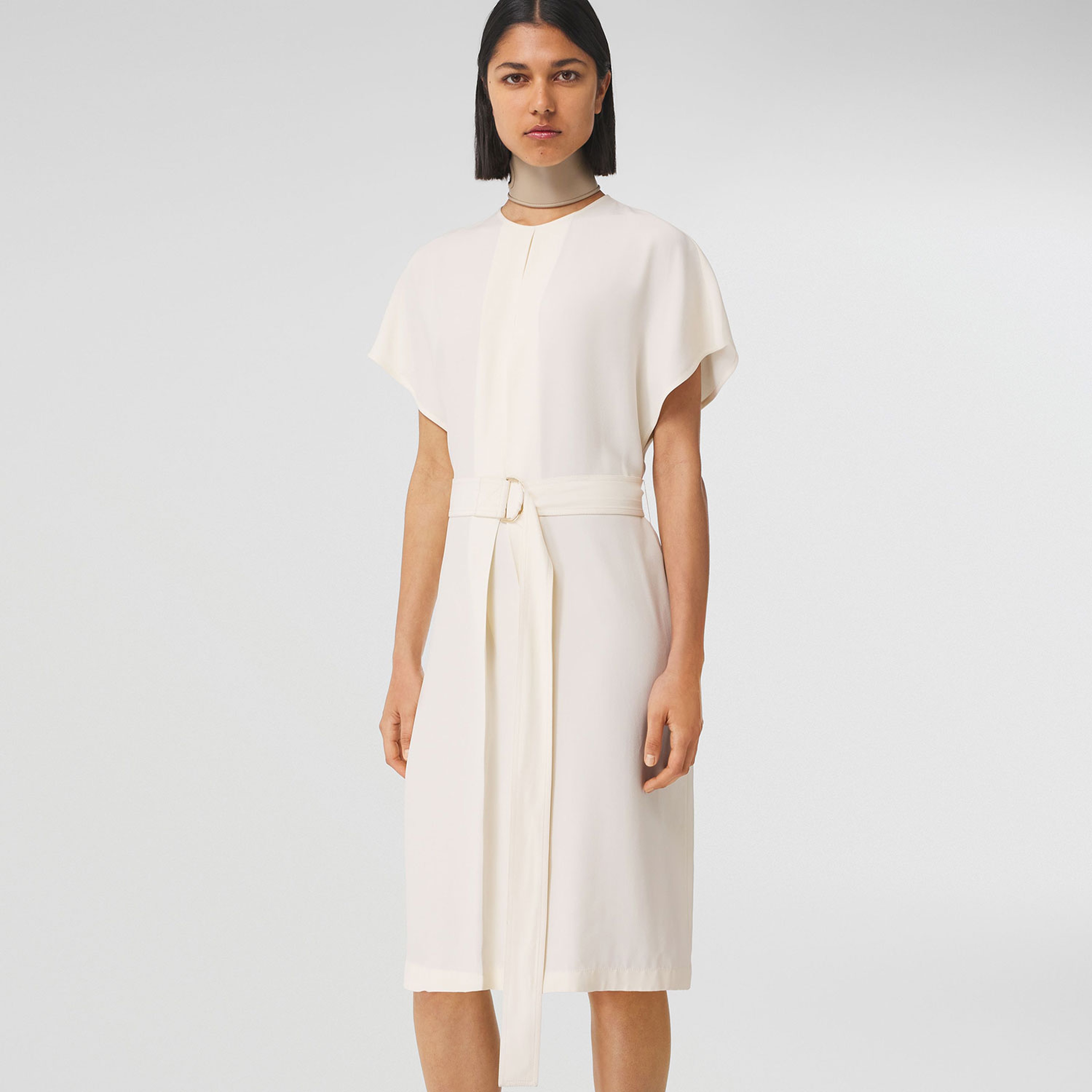 Burberry Kadın Bej Elbise