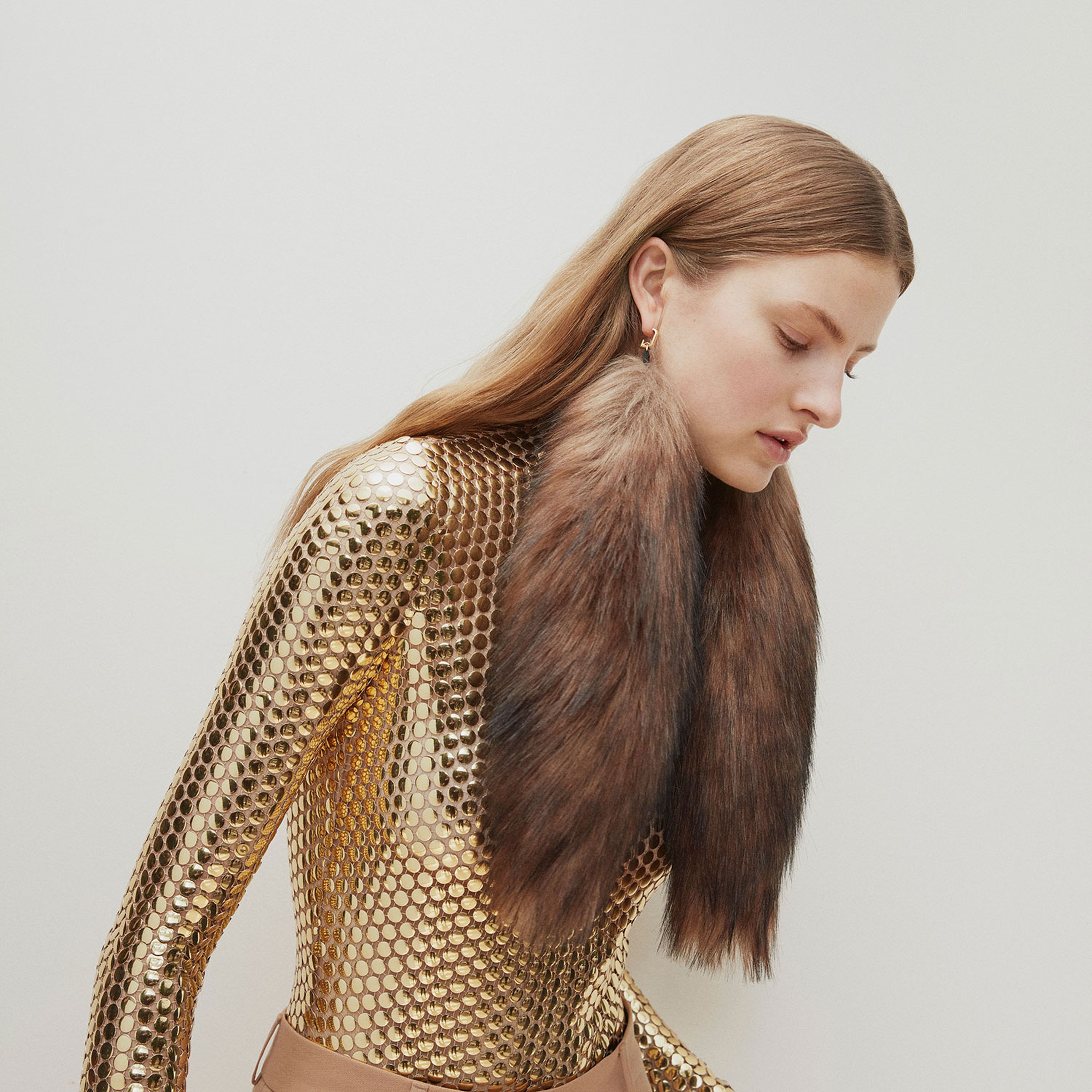 Burberry Kadın Altın T-shirt