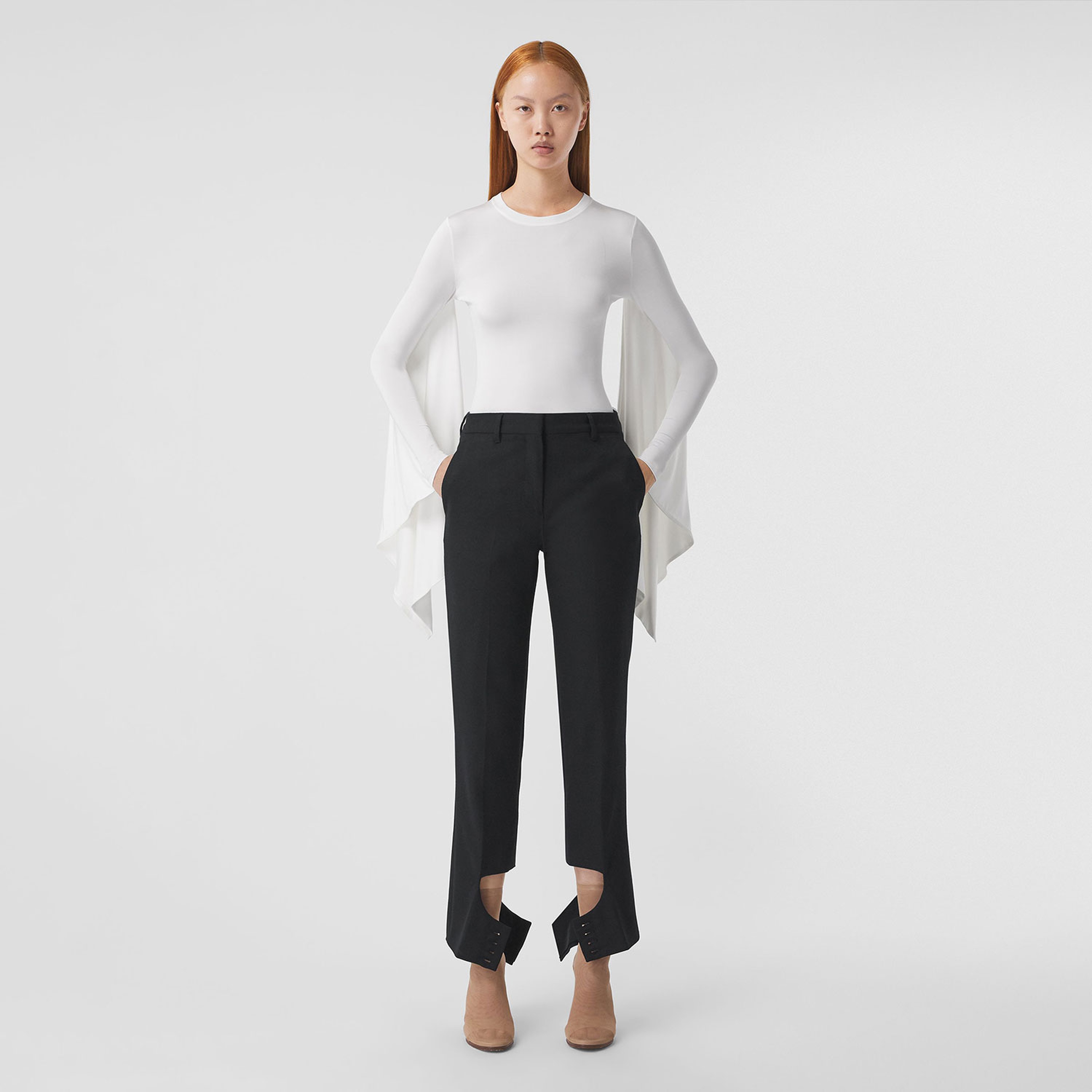 Burberry Kadın Beyaz T-shirt