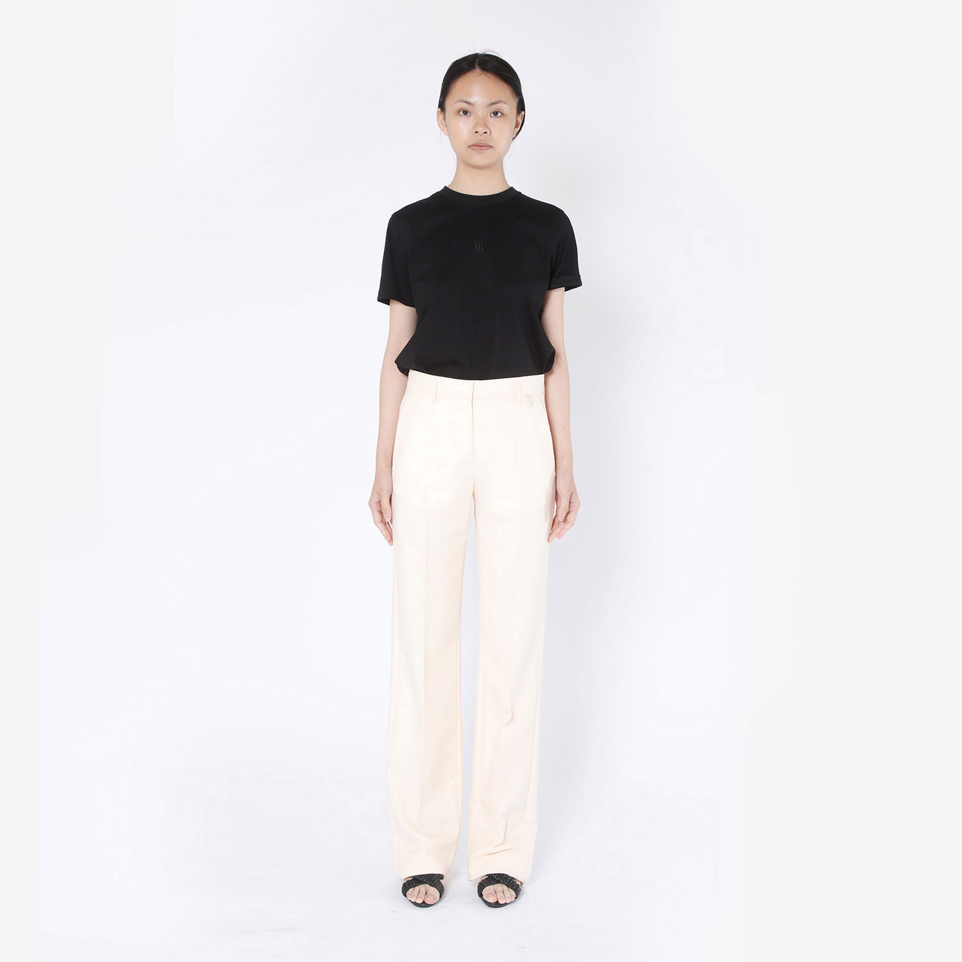 Burberry Kadın Bej Pantolon