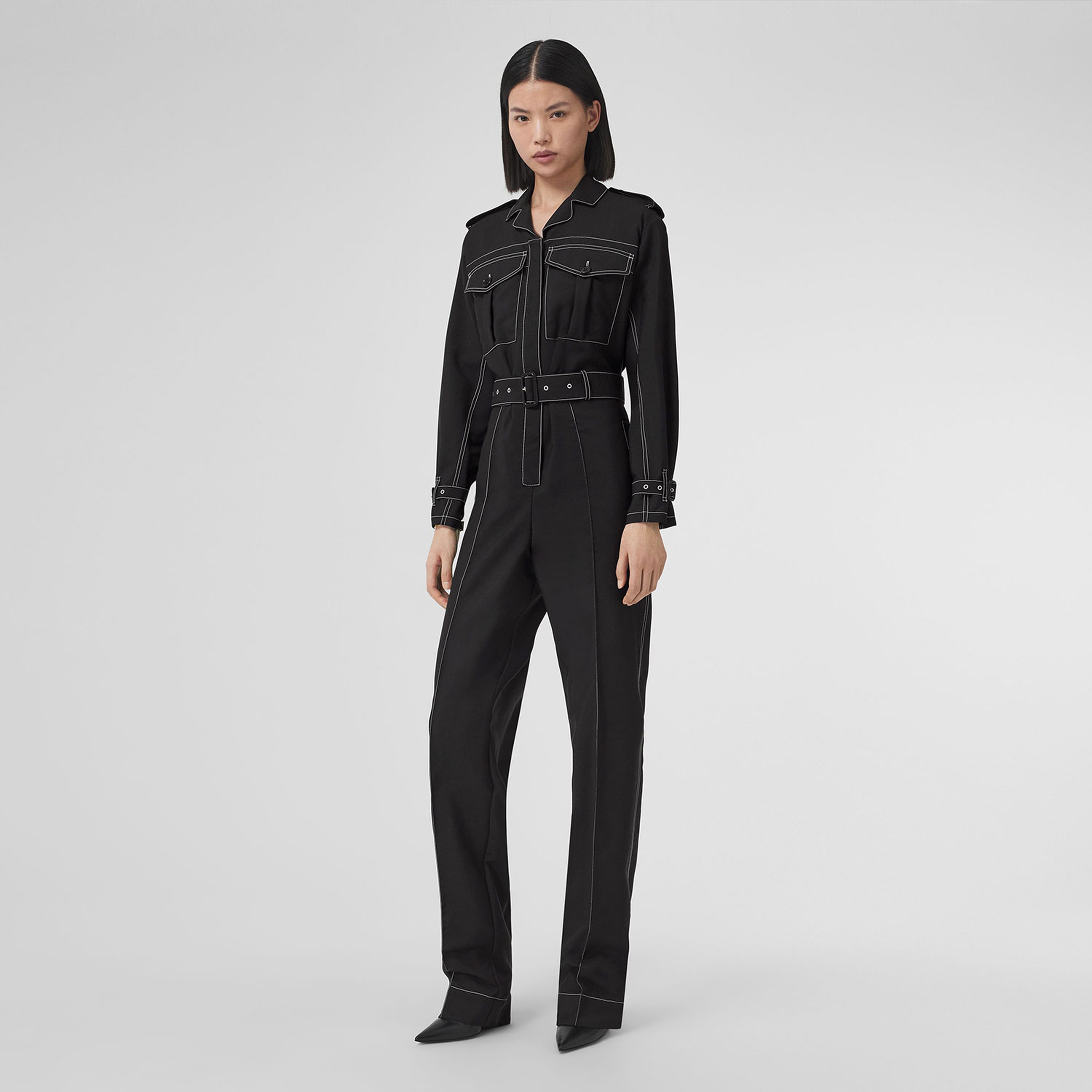 Burberry Kadın Siyah Pantolon