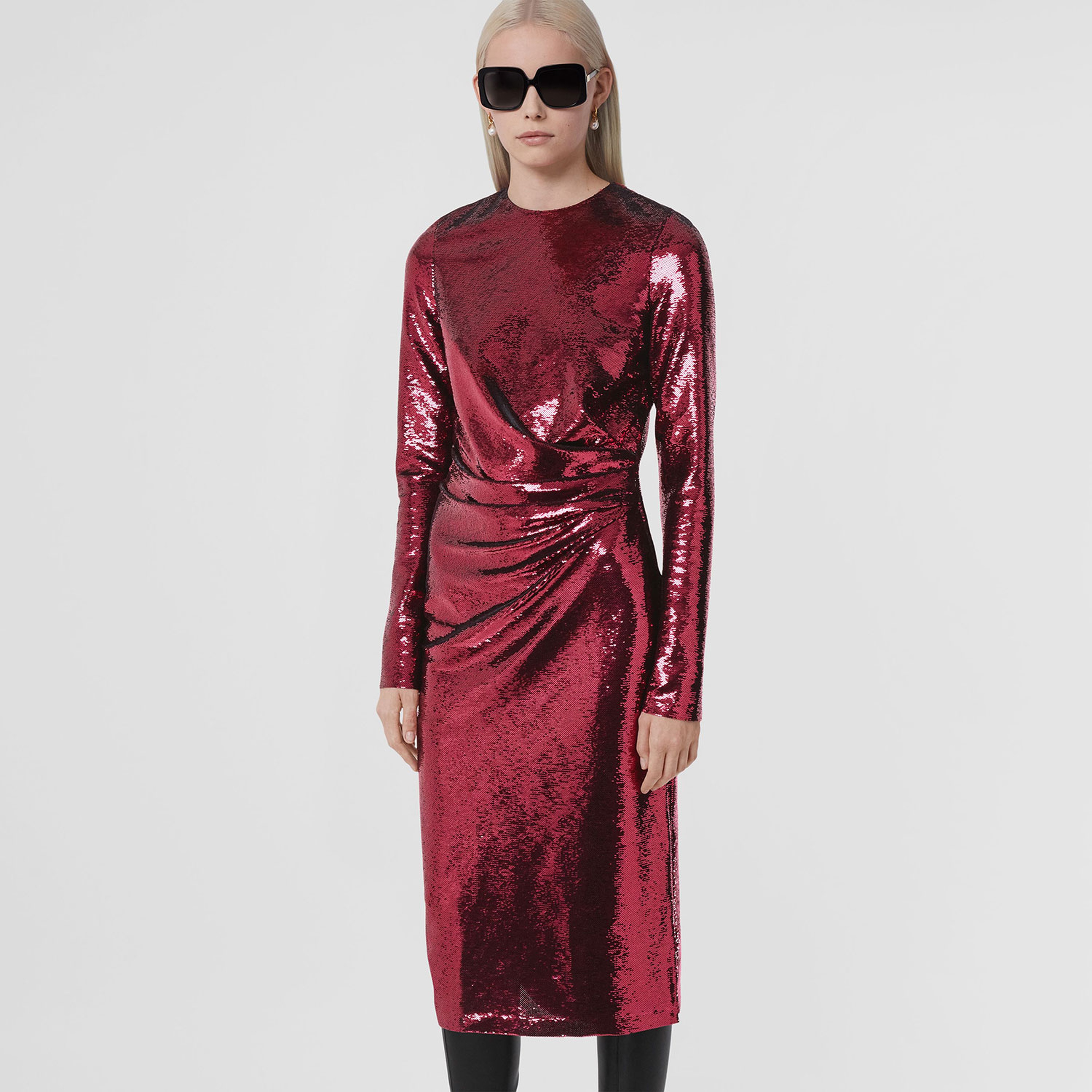 Burberry Kadın Antrasit Elbise