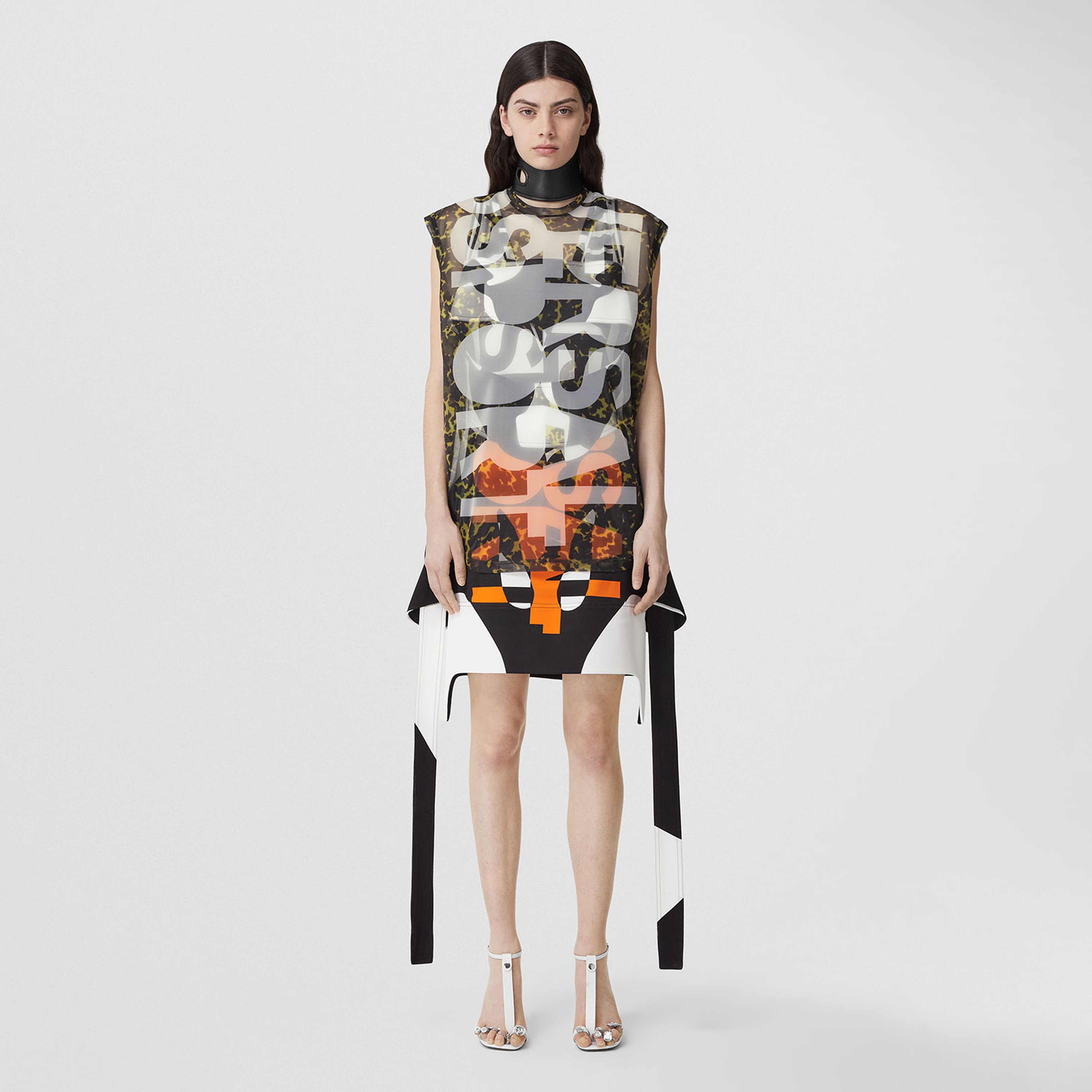 Burberry Kadın Turuncu Elbise