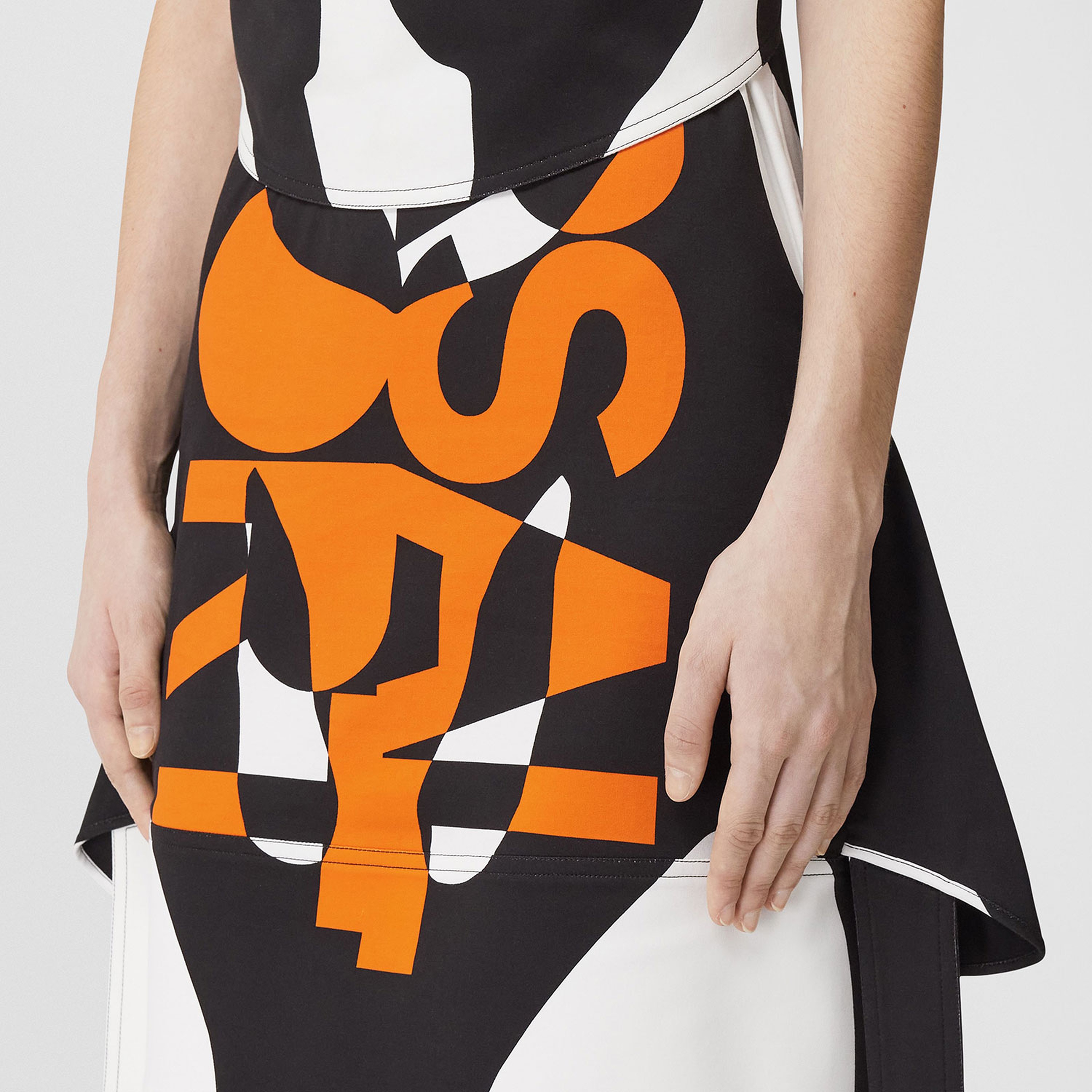 Burberry Kadın Turuncu Elbise