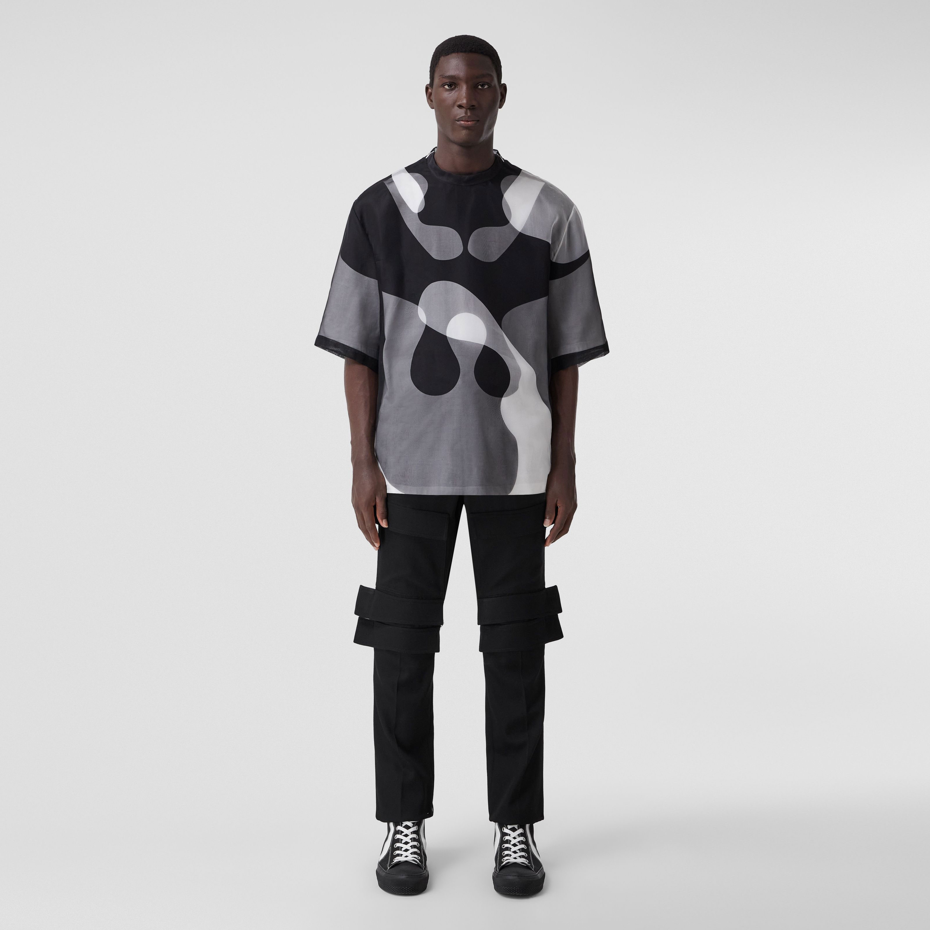 Burberry Erkek Siyah Pantolon