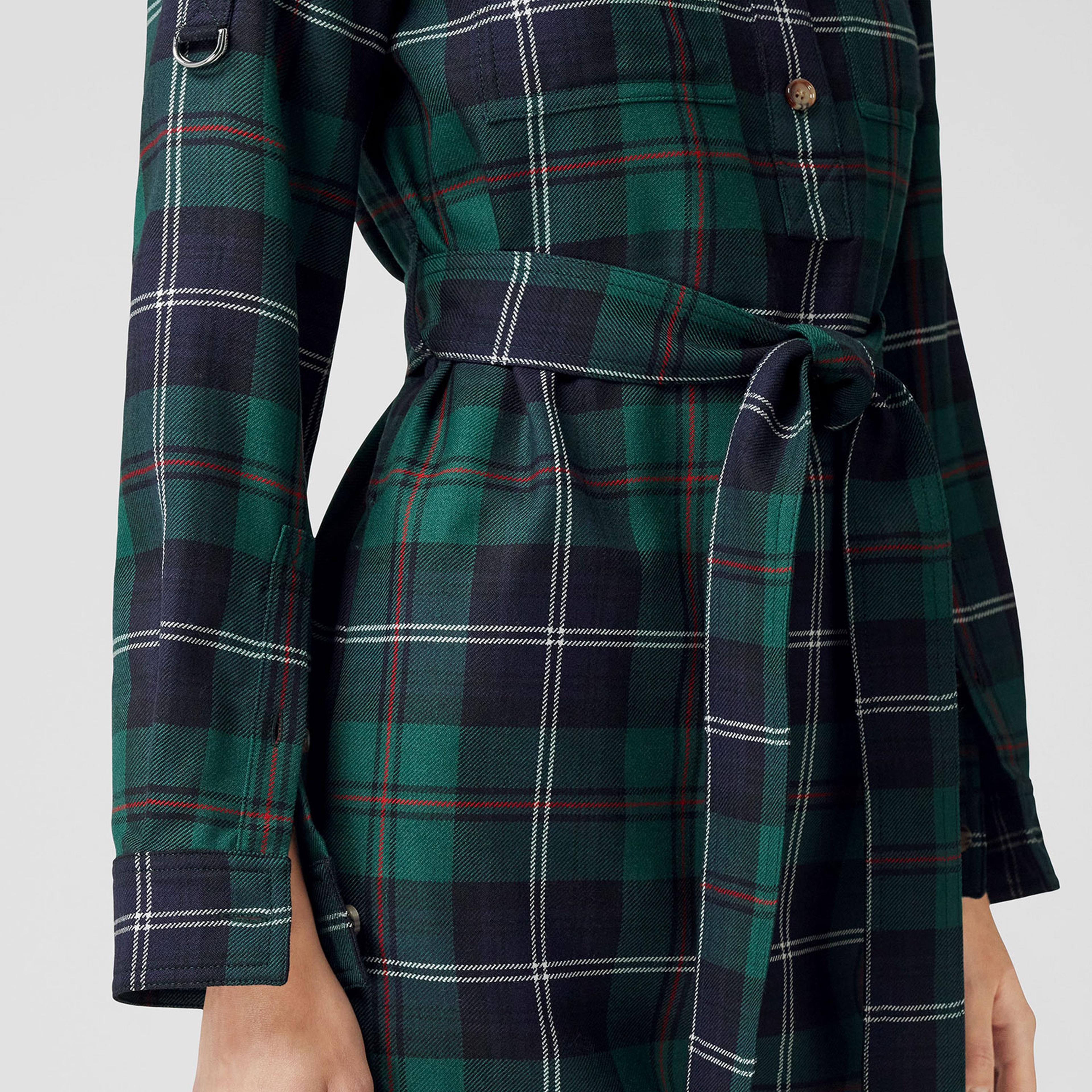 Burberry Kadın Yeşil Elbise