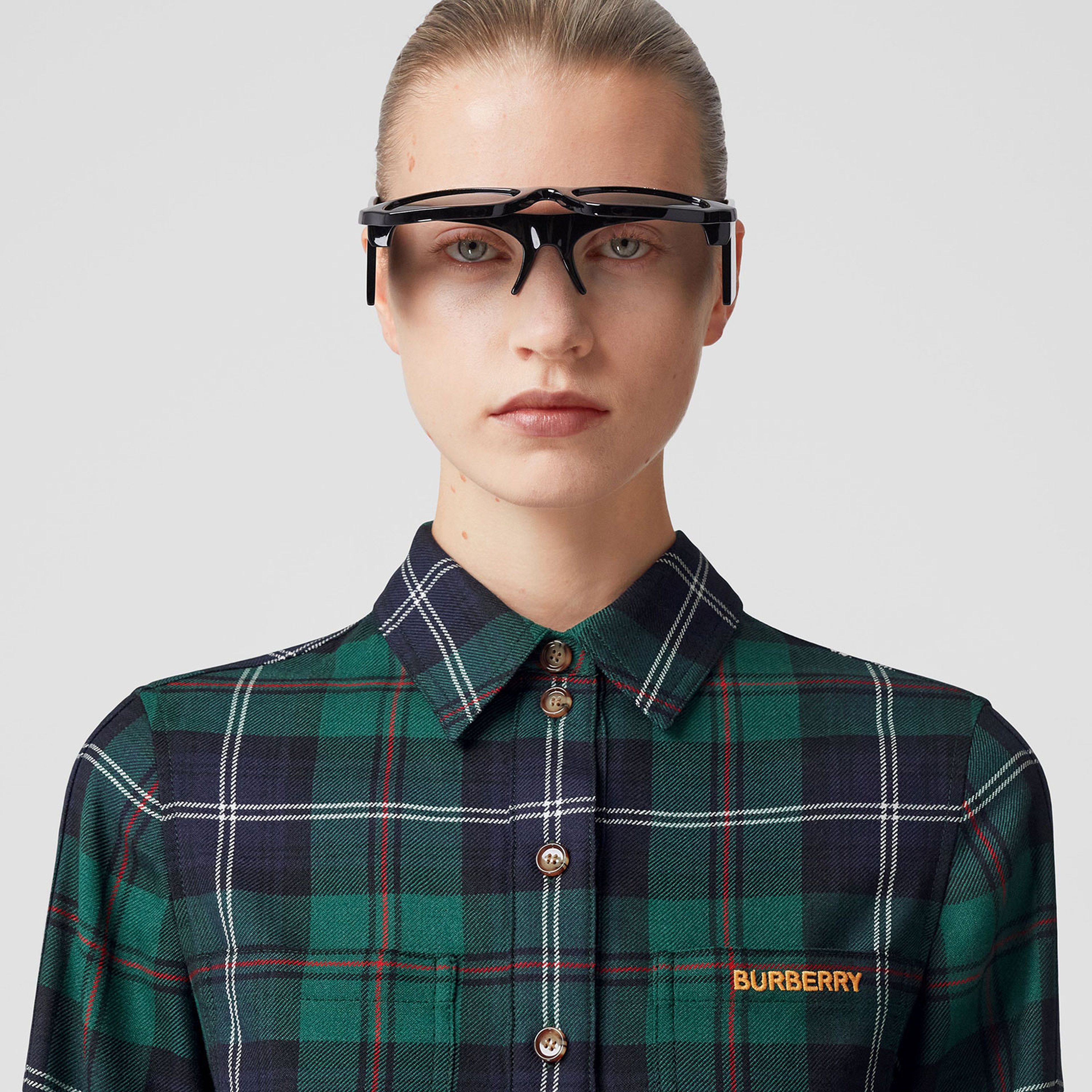 Burberry Kadın Yeşil Elbise