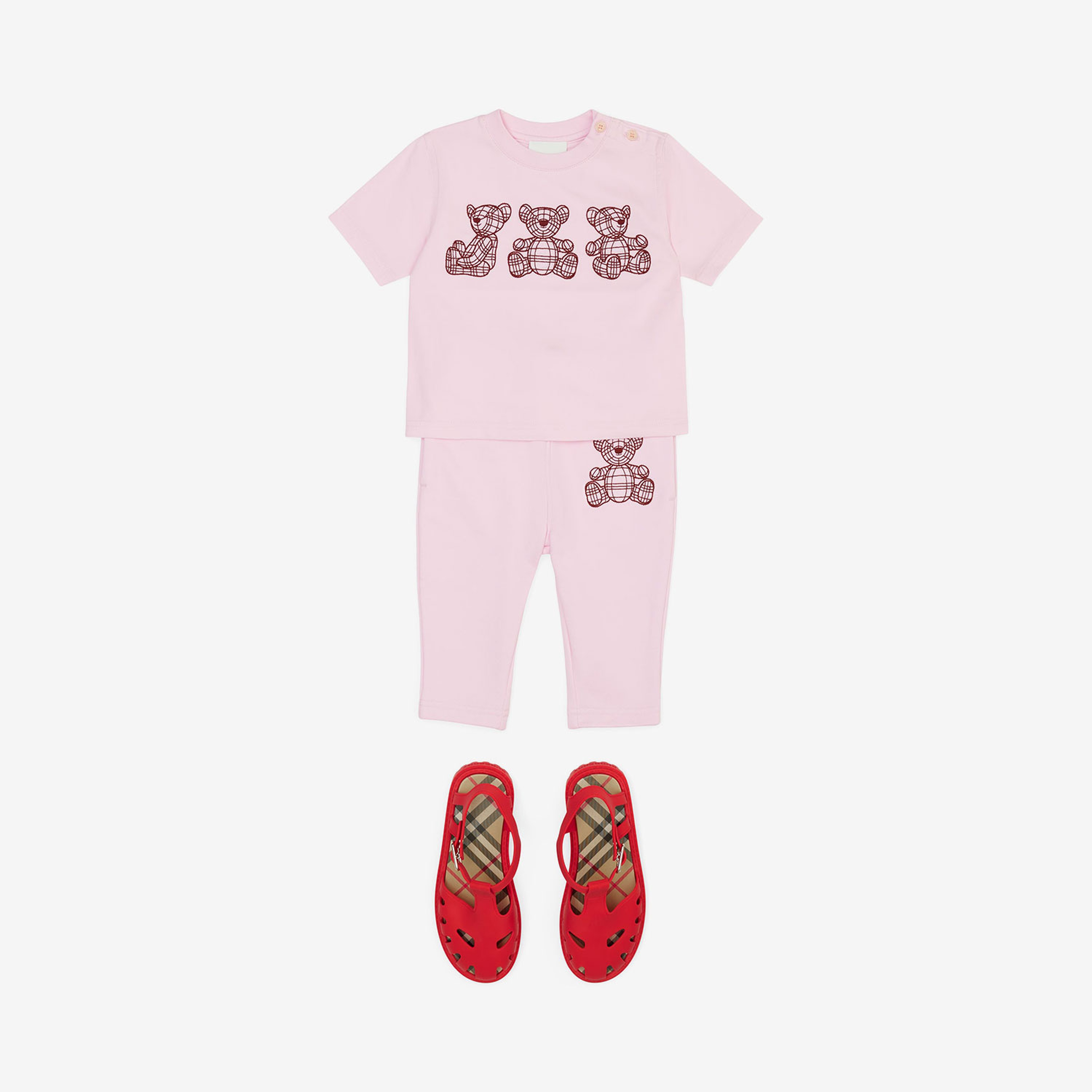 Burberry Çocuk Pembe T-Shirt