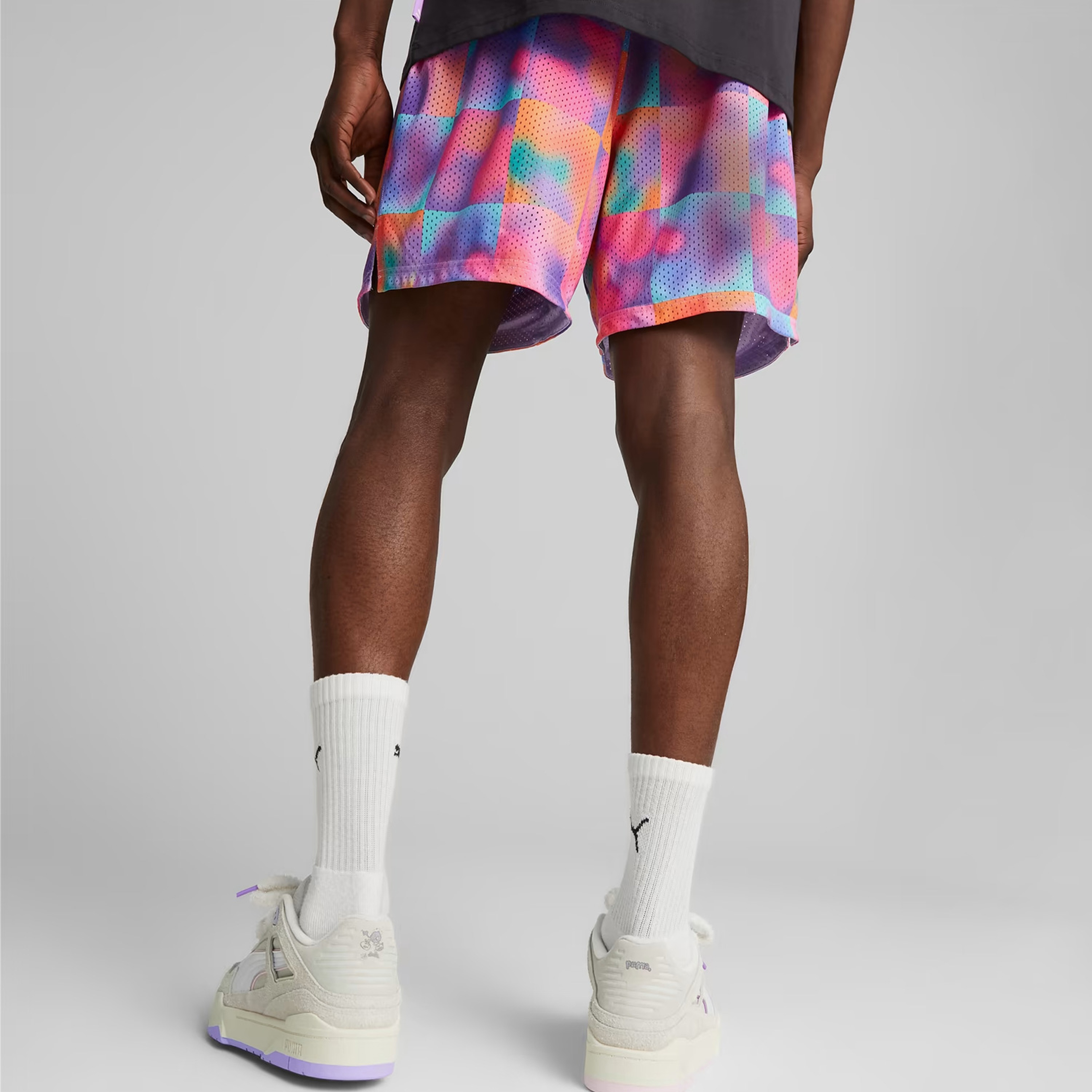 Puma X 8enjamin AOP Mesh Shorts 6 Erkek Renkli Şort