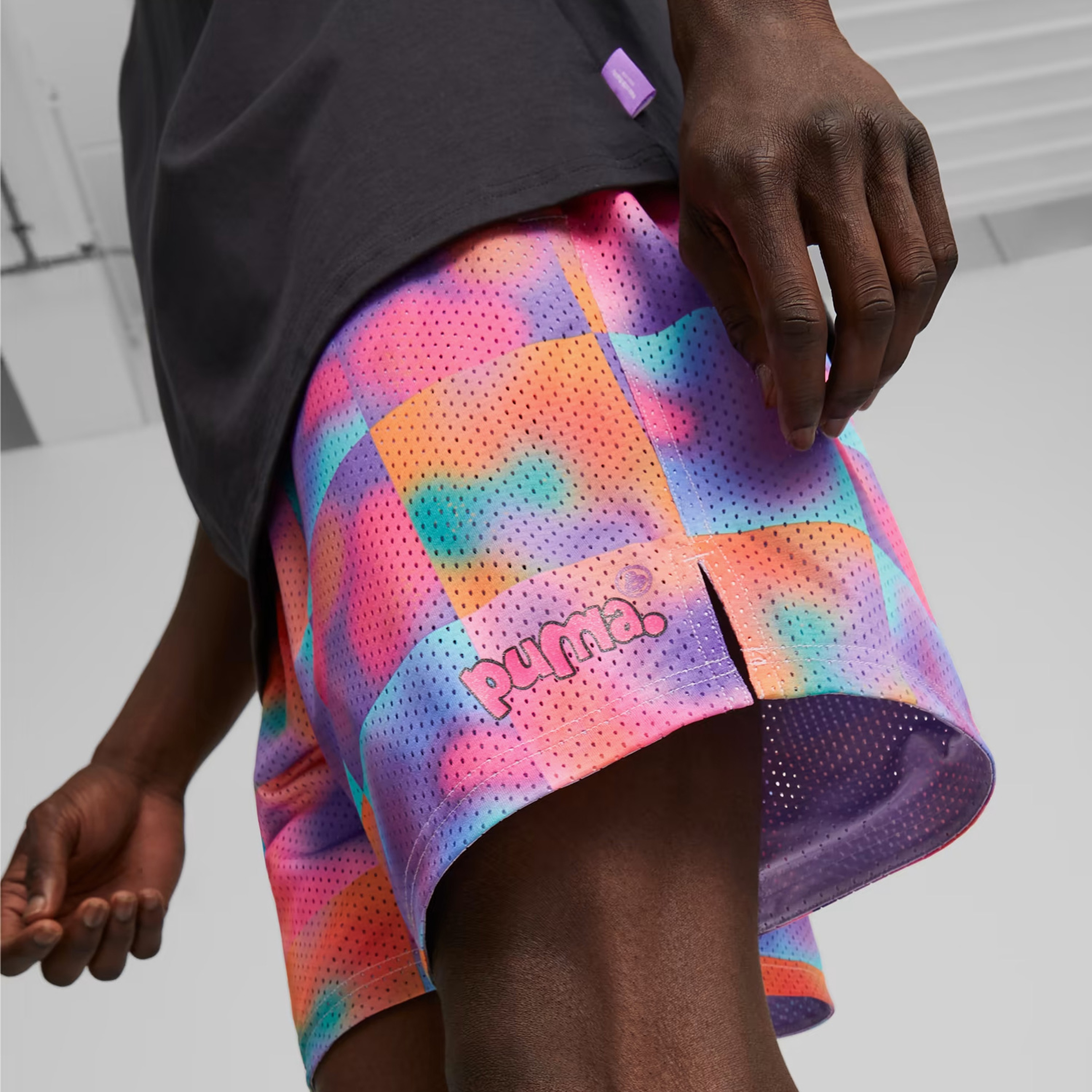 Puma X 8enjamin AOP Mesh Shorts 6 Erkek Renkli Şort