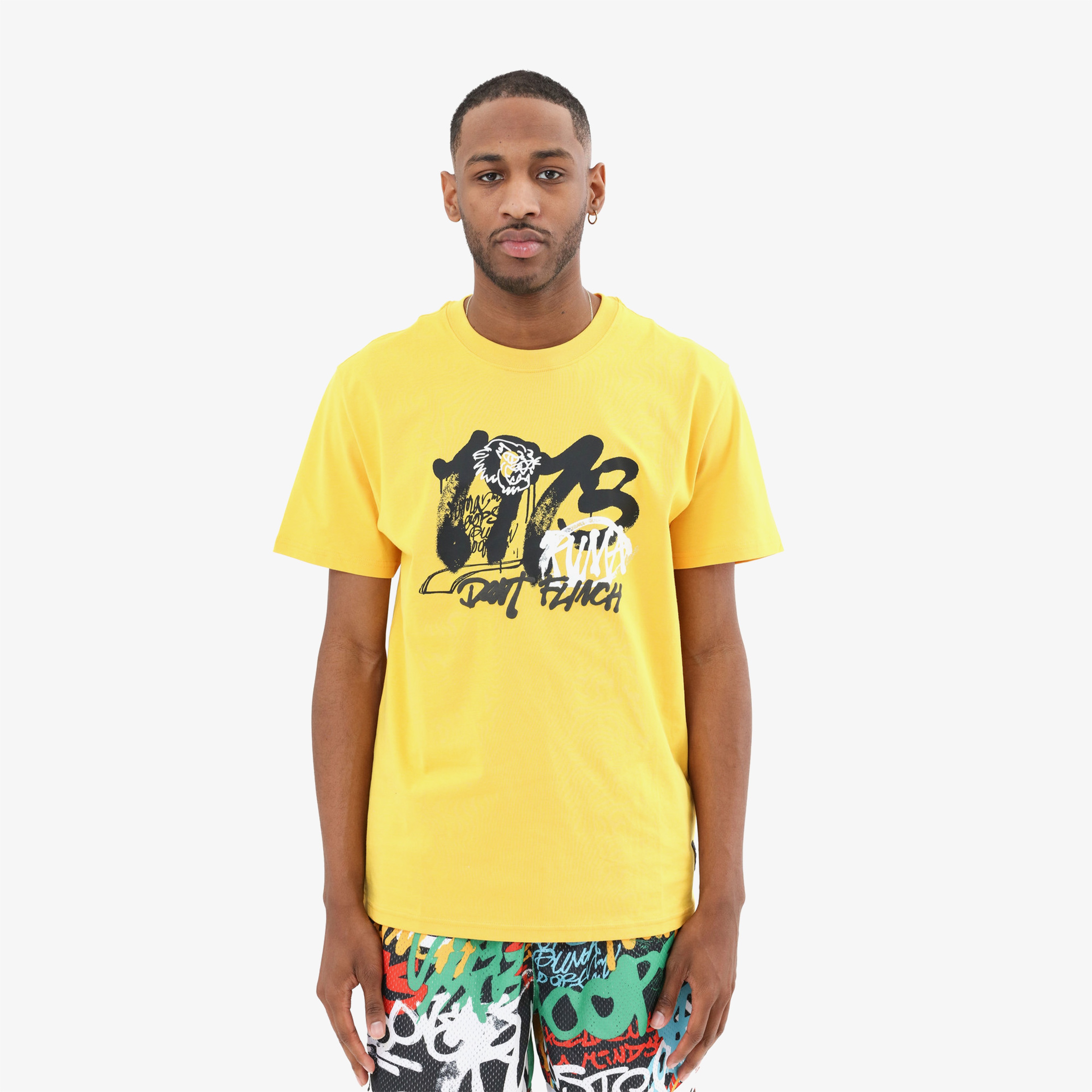 Puma Showcase Erkek Sarı T-Shirt