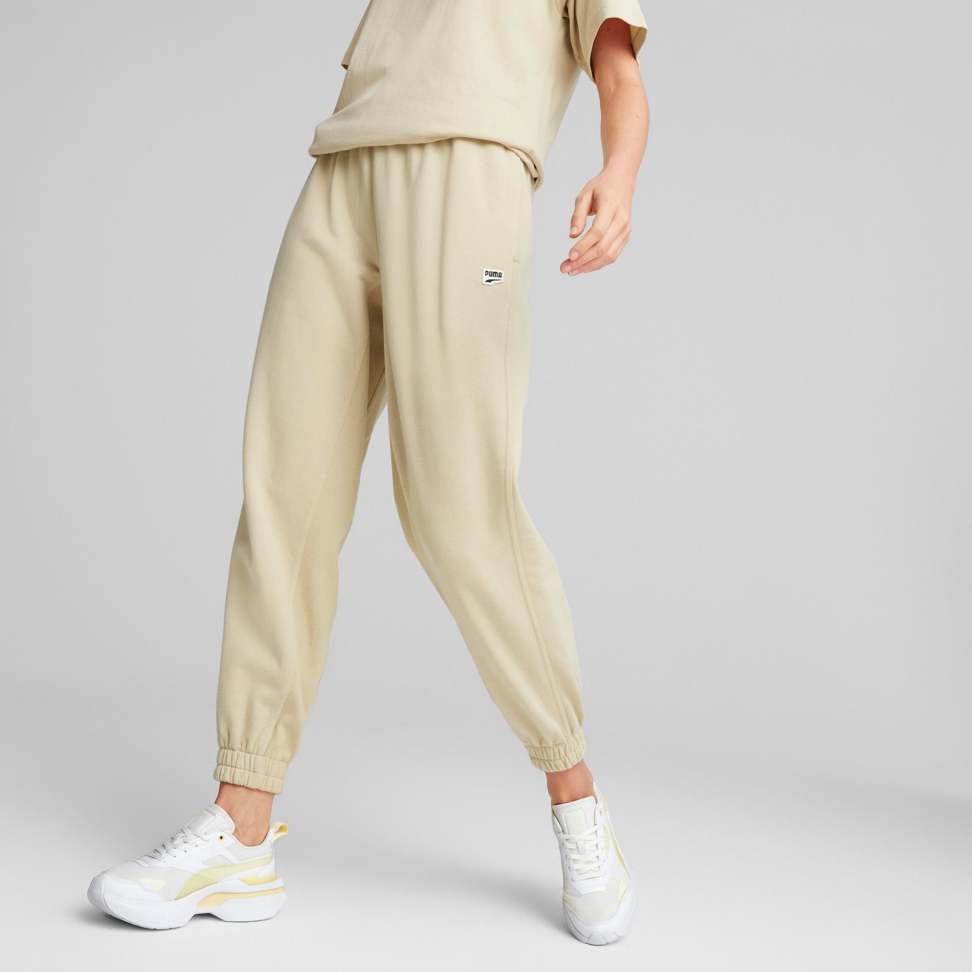 Puma Downtown Kadın Bej Eşofman Altı