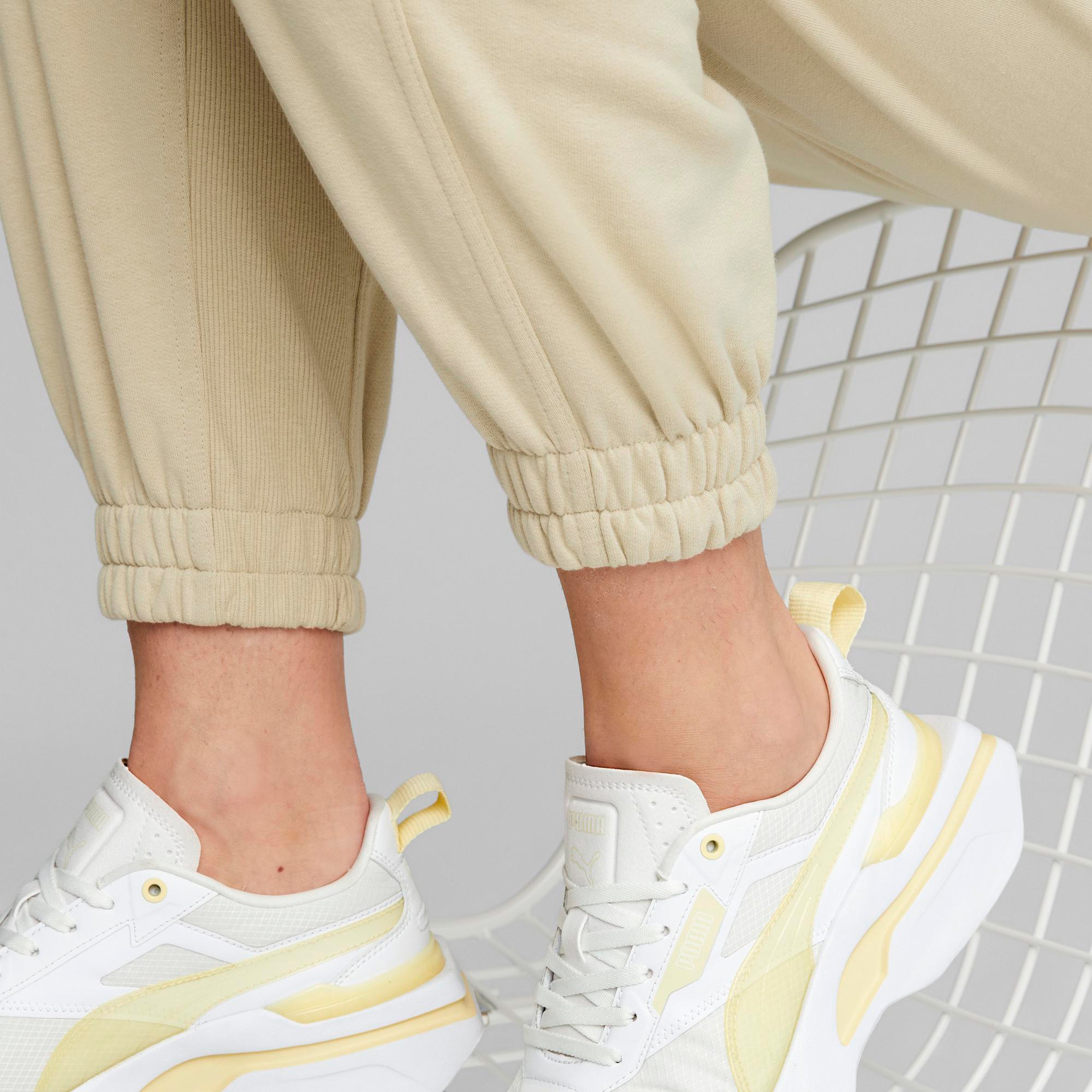 Puma Downtown Kadın Bej Eşofman Altı