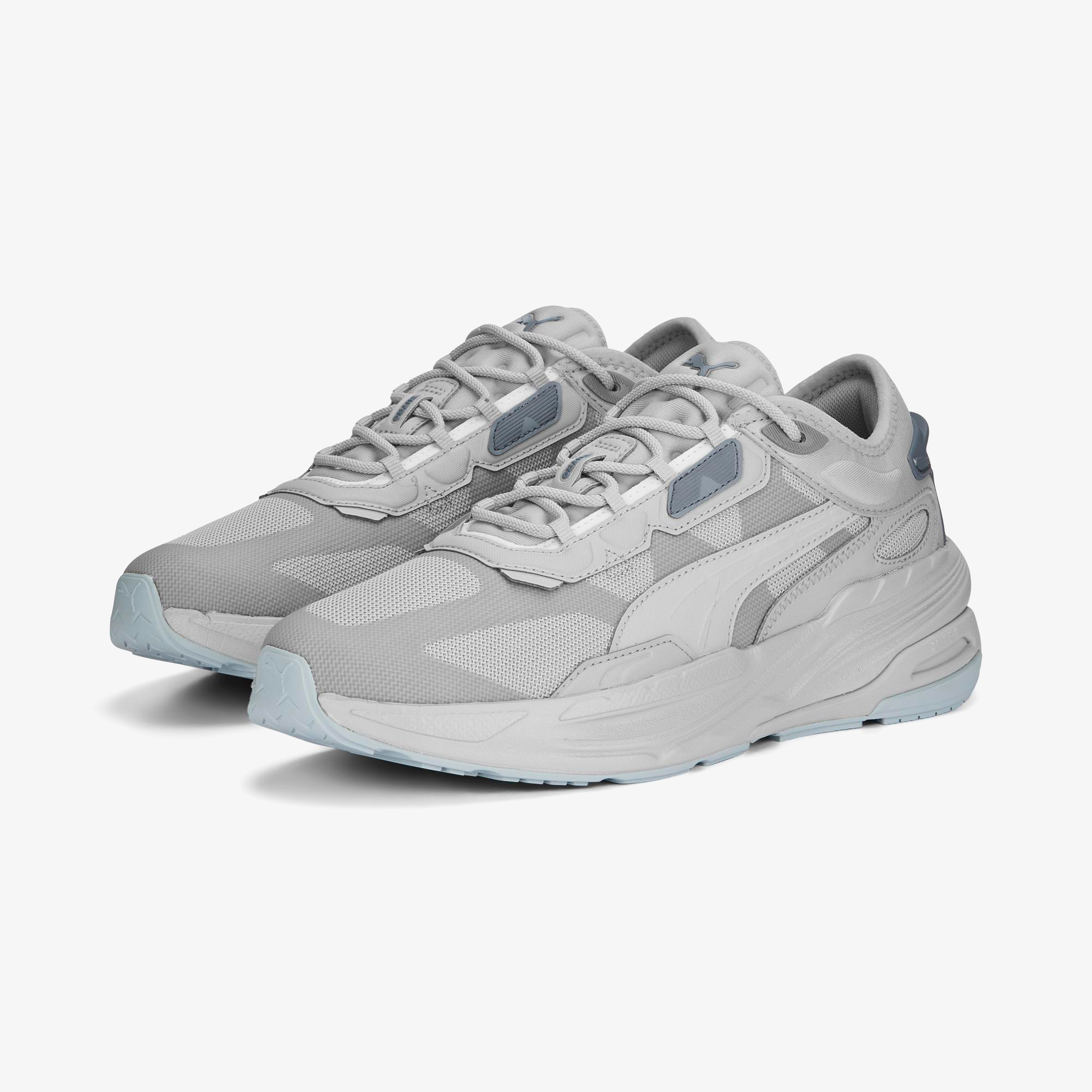 Puma Extent Nitro Mono Unisex Gri Spor Ayakkabı