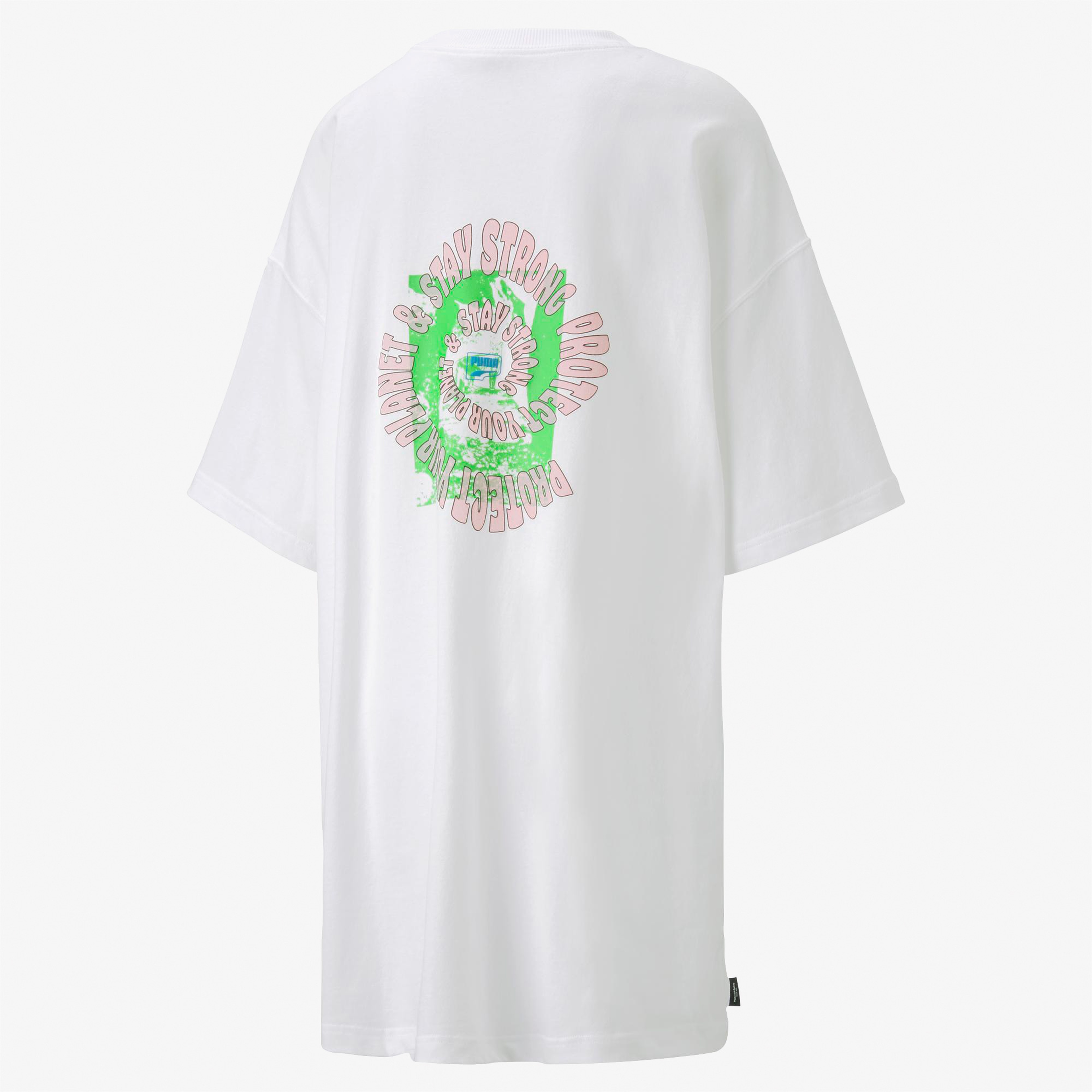Puma Downtown Graphic Kadın Beyaz Elbise