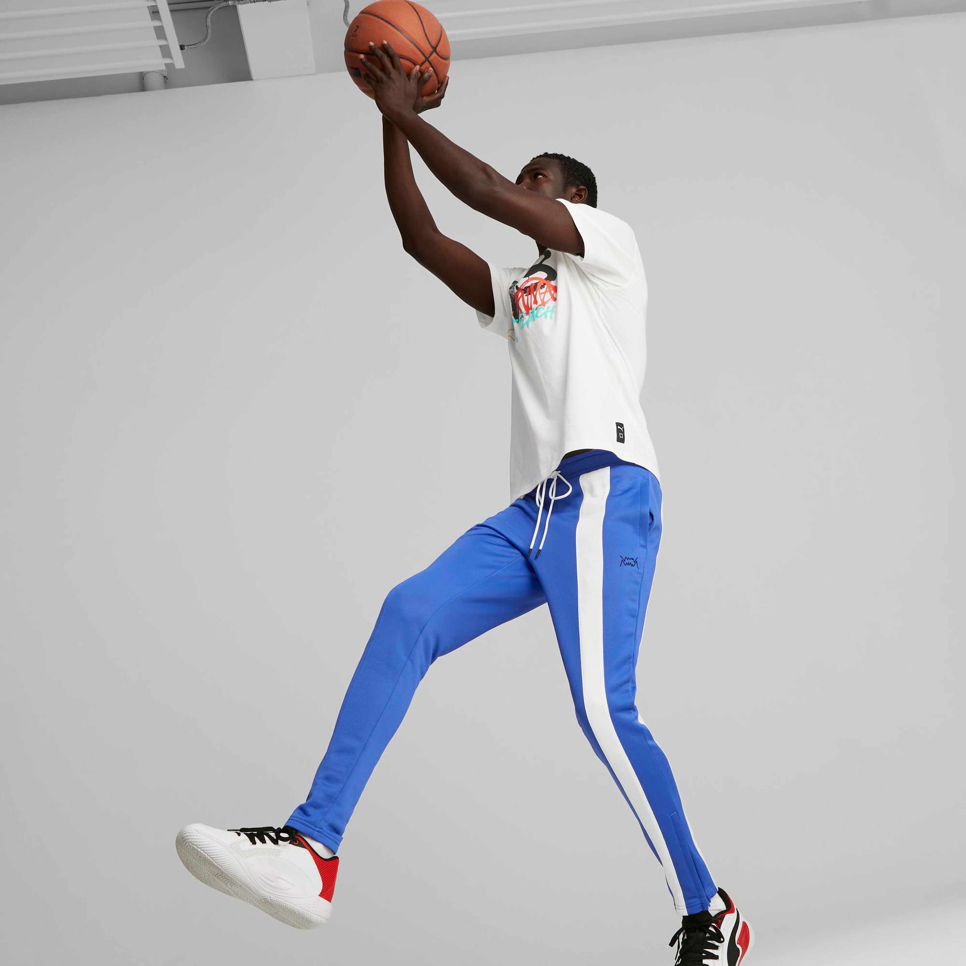 Puma Showcase Erkek Beyaz T-Shirt