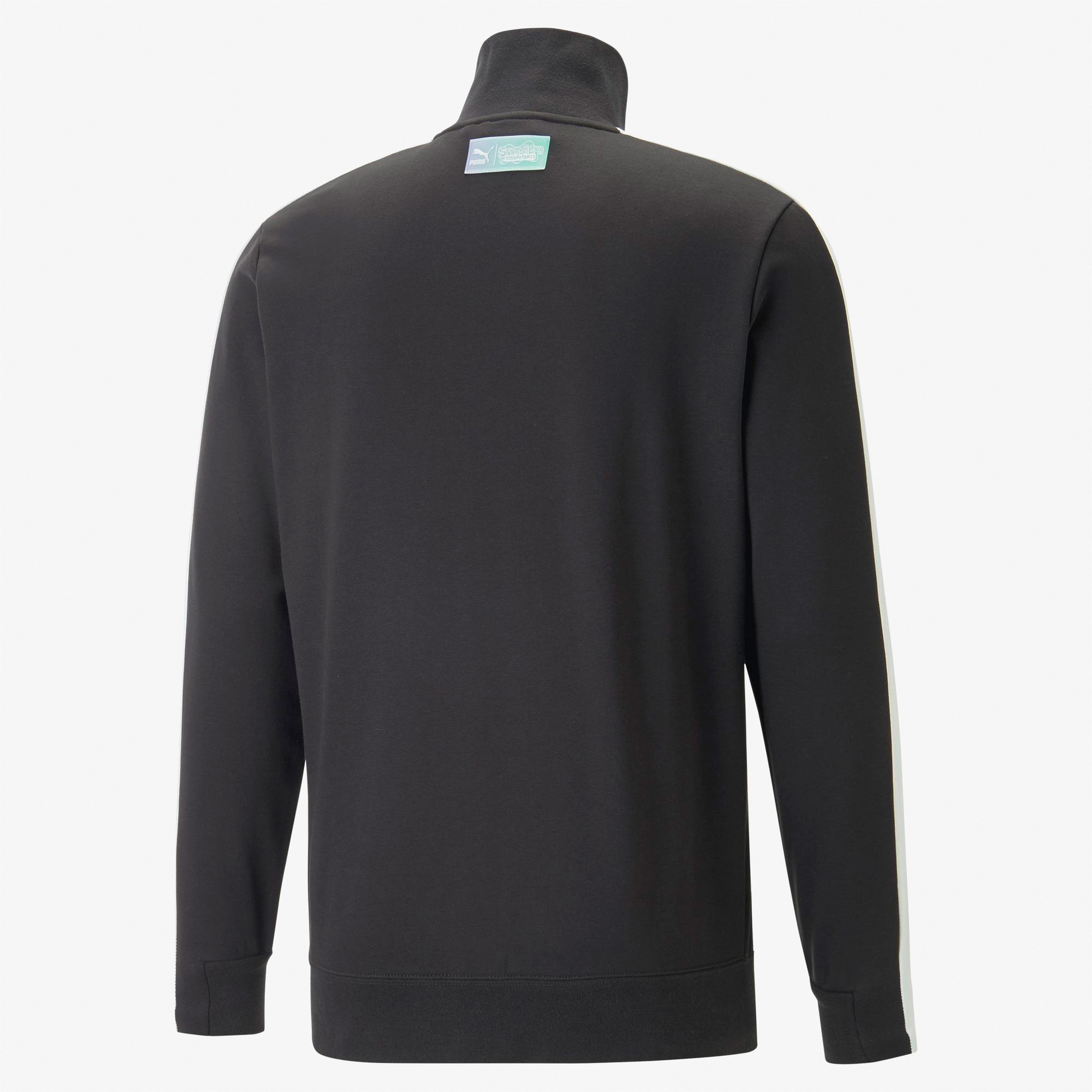 Puma X Spongebob T7 Erkek Siyah Eşofman Üstü