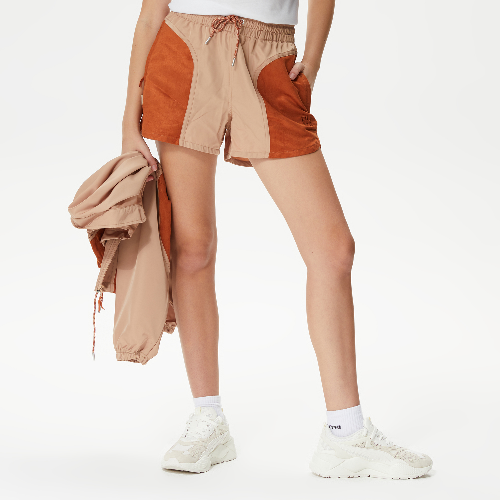 Puma Infuse Woven Kadın Bej Şort