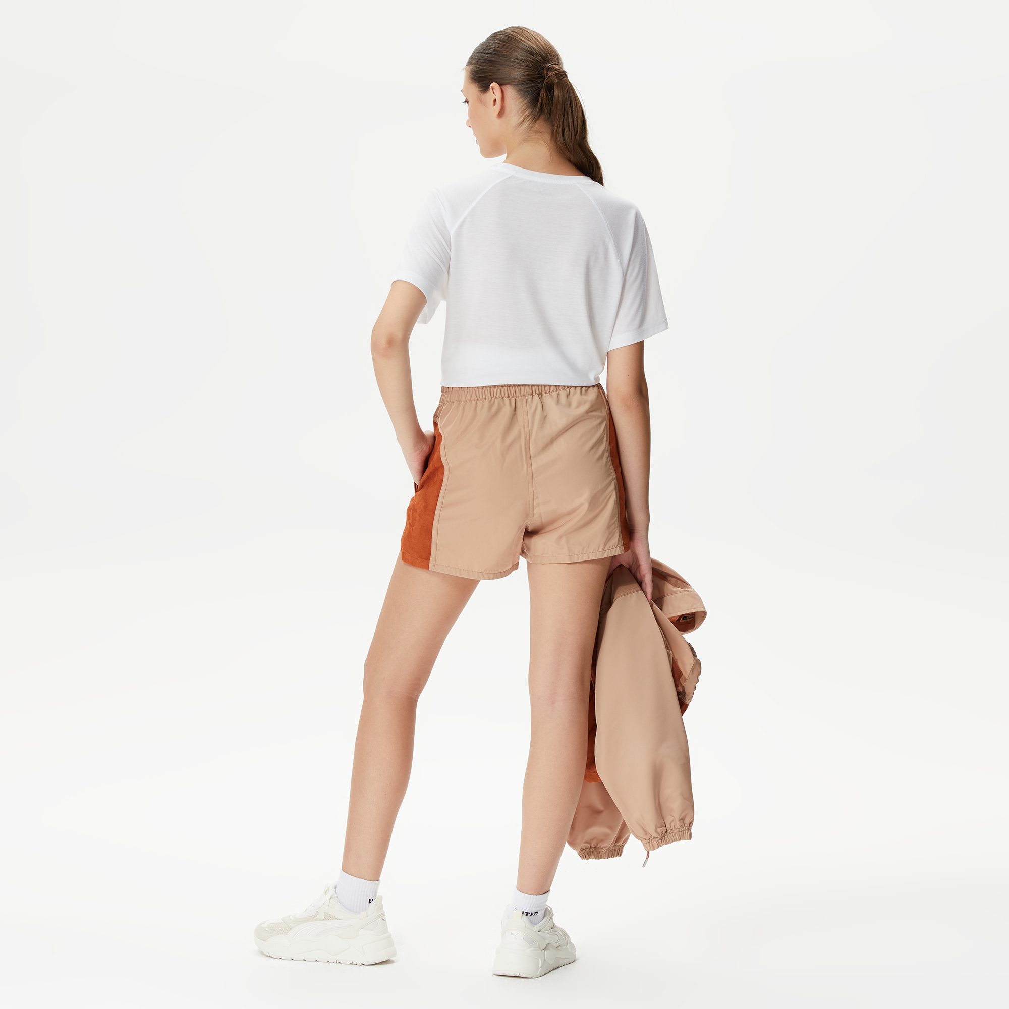 Puma Infuse Woven Kadın Bej Şort