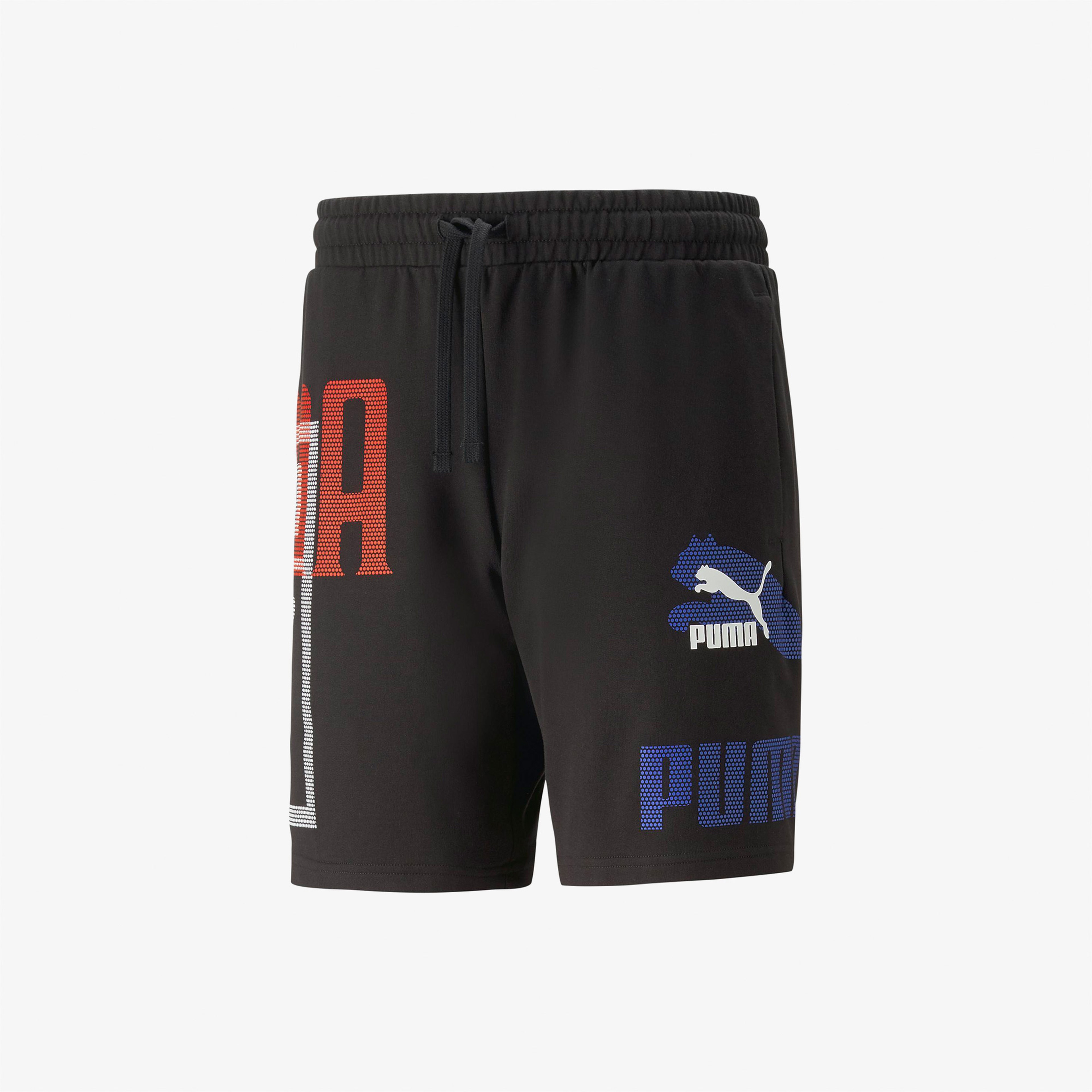 Puma Classics GEN. Shorts 8" Erkek Siyah Şort