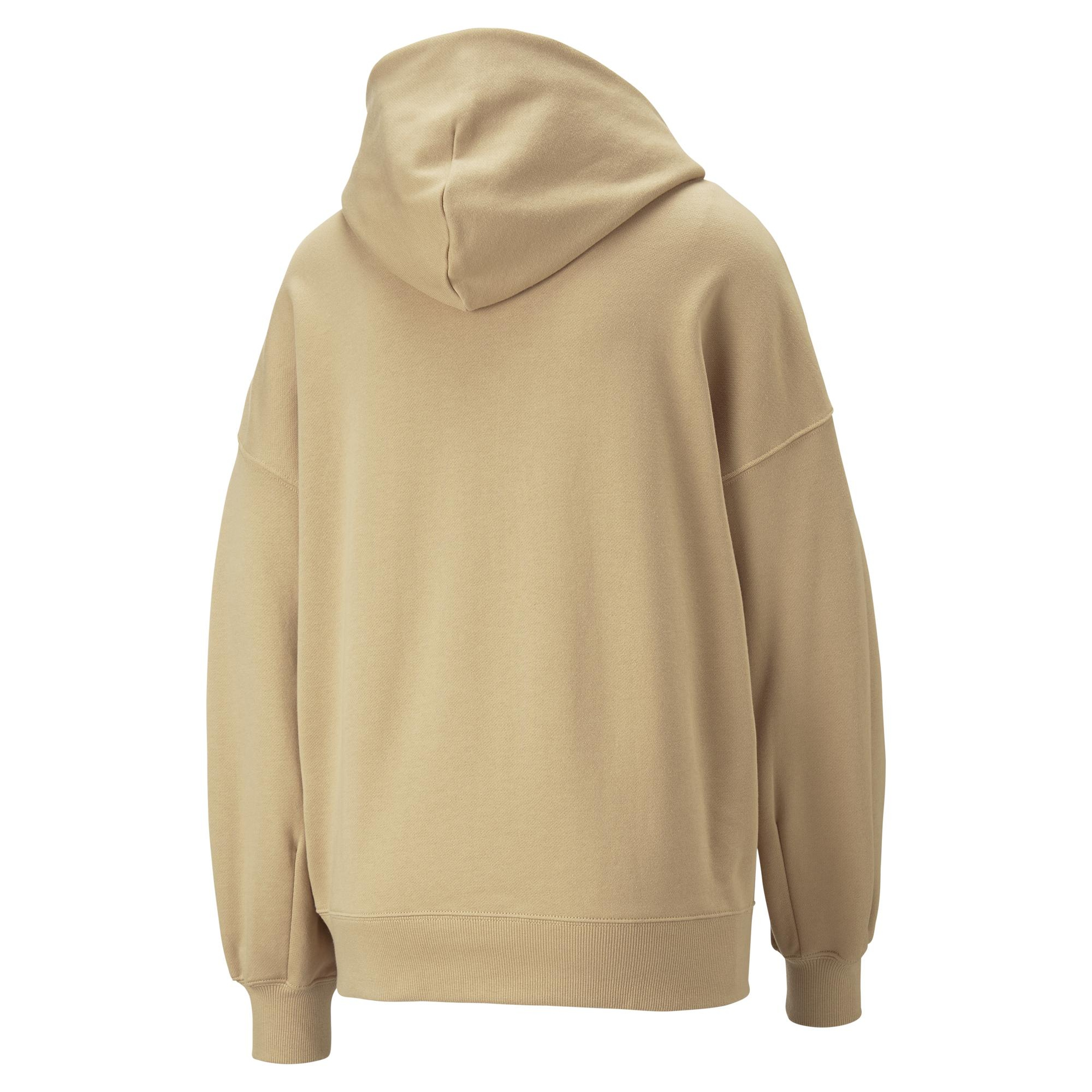 Puma Classics Oversized Kadın Bej Hoodie