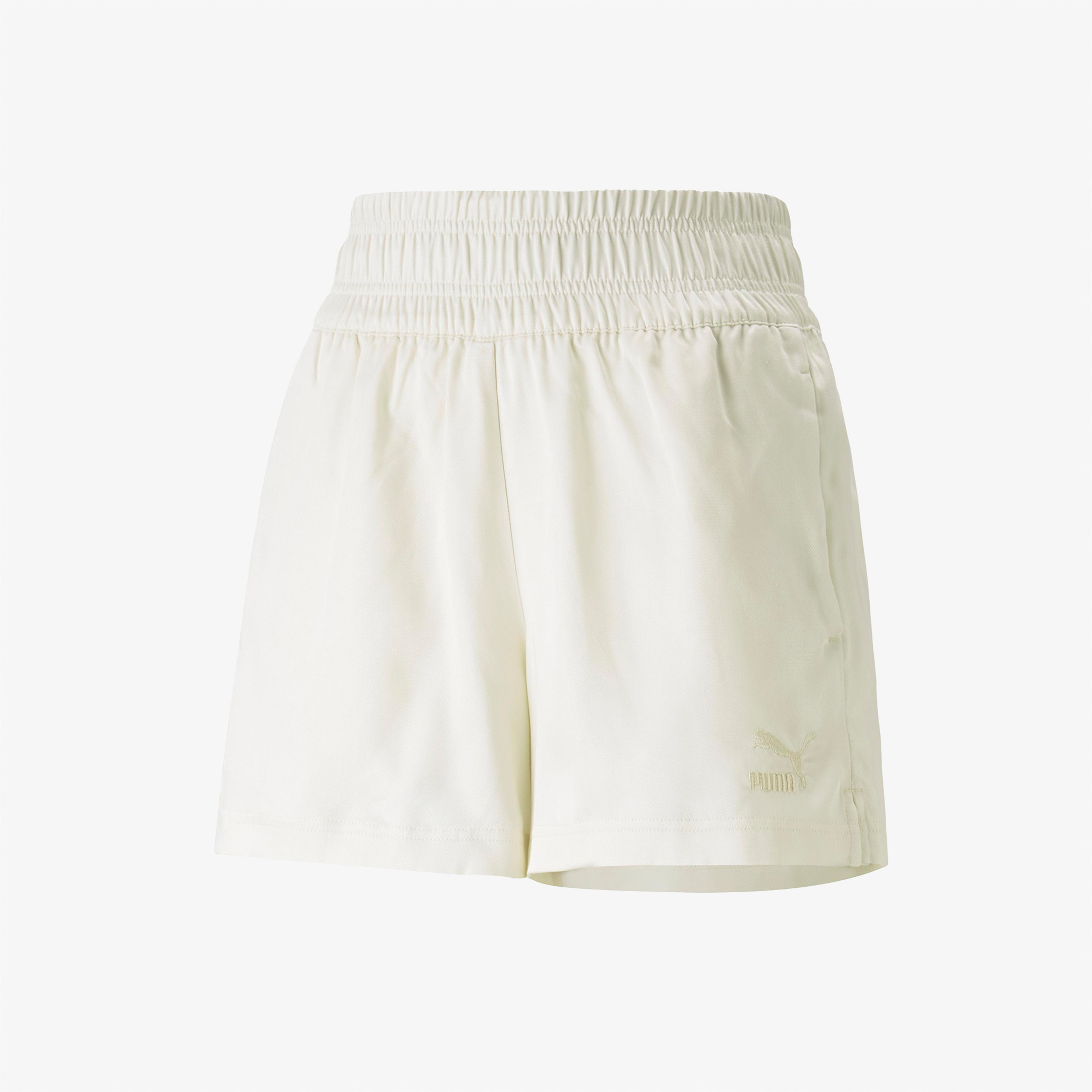 Puma T7 Kadın Beyaz Şort