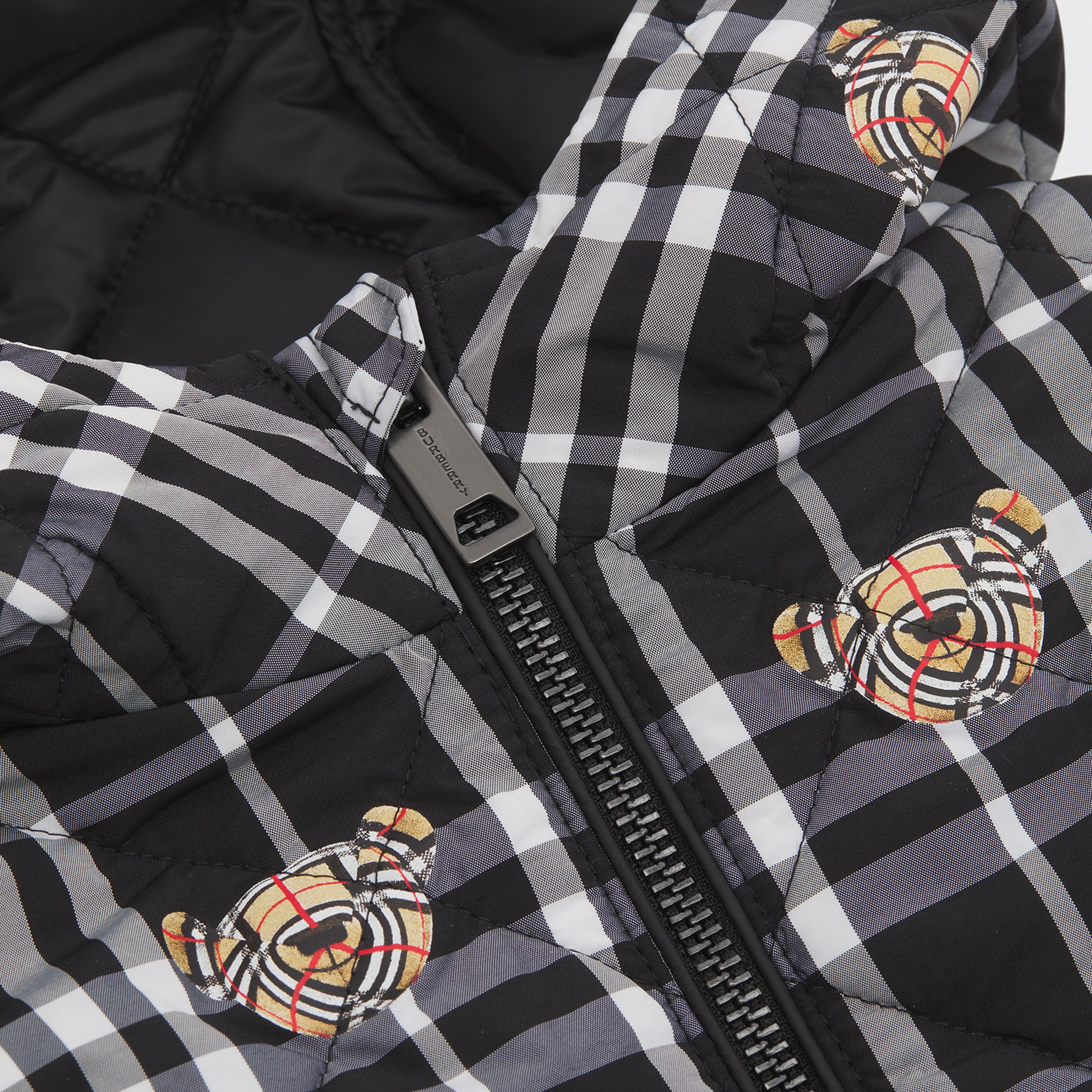 Burberry Çocuk Siyah Mont